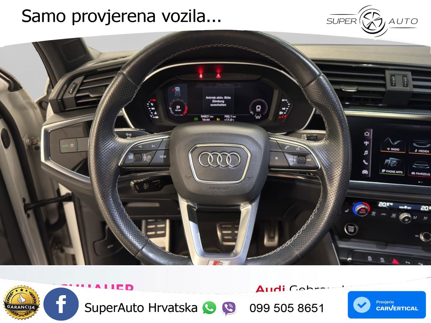 Audi Q3 35 TFSI (150 KS) S tronic S line LED+GR SJED+ACC