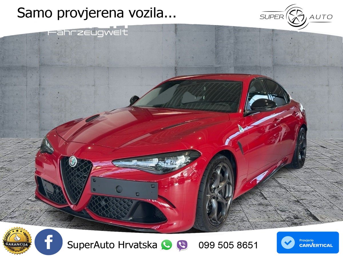 Alfa Romeo Giulia Quadrifoglio 2.9 V6 Bi-Turbo (520 KS) Automatic