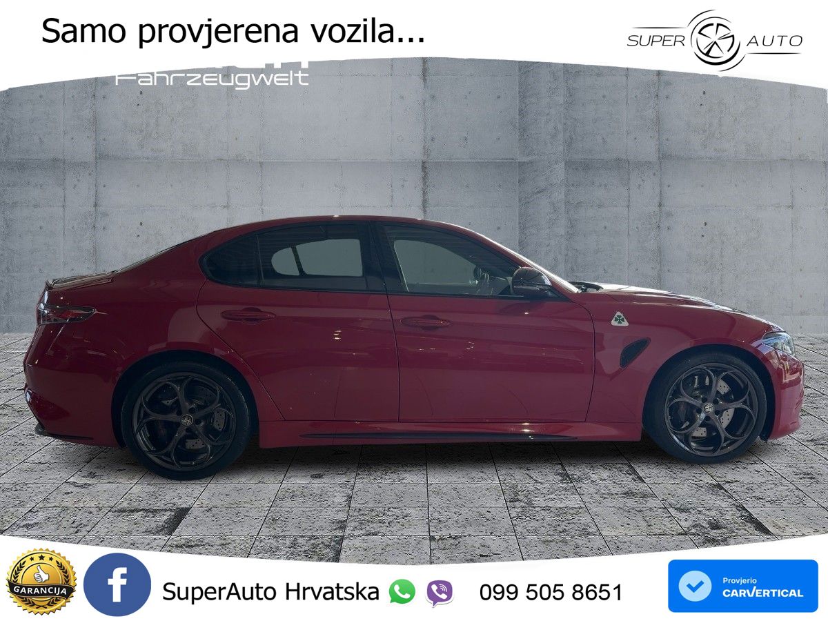 Alfa Romeo Giulia Quadrifoglio 2.9 V6 Bi-Turbo (520 KS) Automatic
