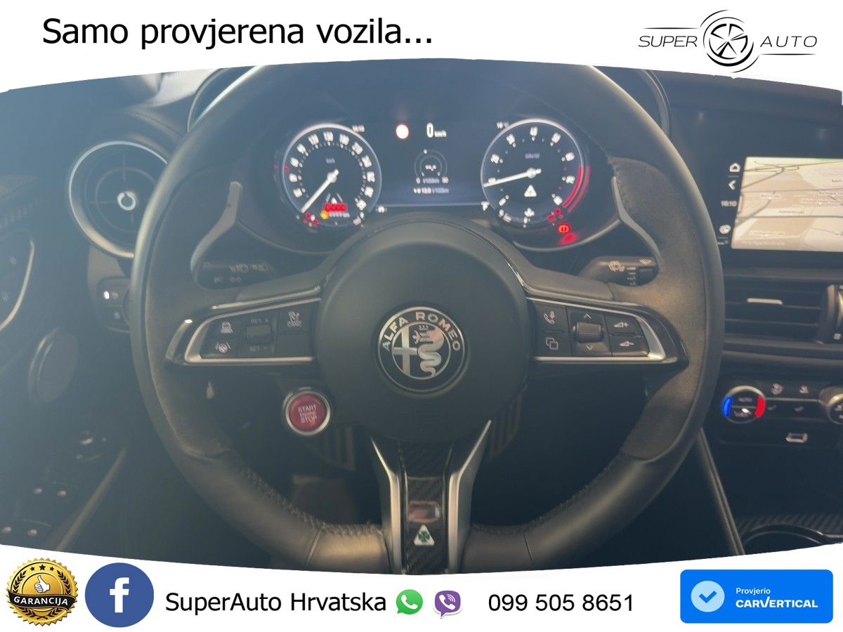 Alfa Romeo Giulia Quadrifoglio 2.9 V6 Bi-Turbo (520 KS) Automatic