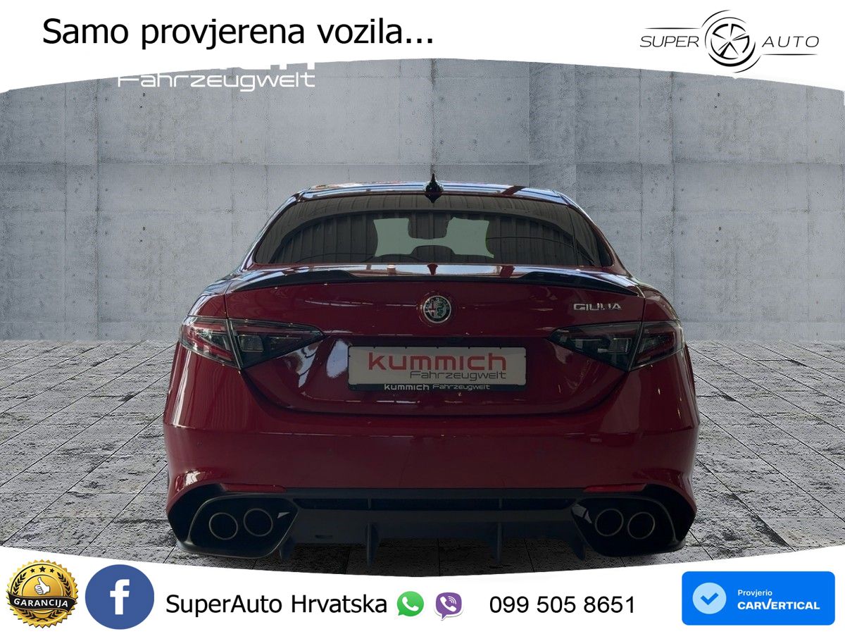 Alfa Romeo Giulia Quadrifoglio 2.9 V6 Bi-Turbo (520 KS) Automatic