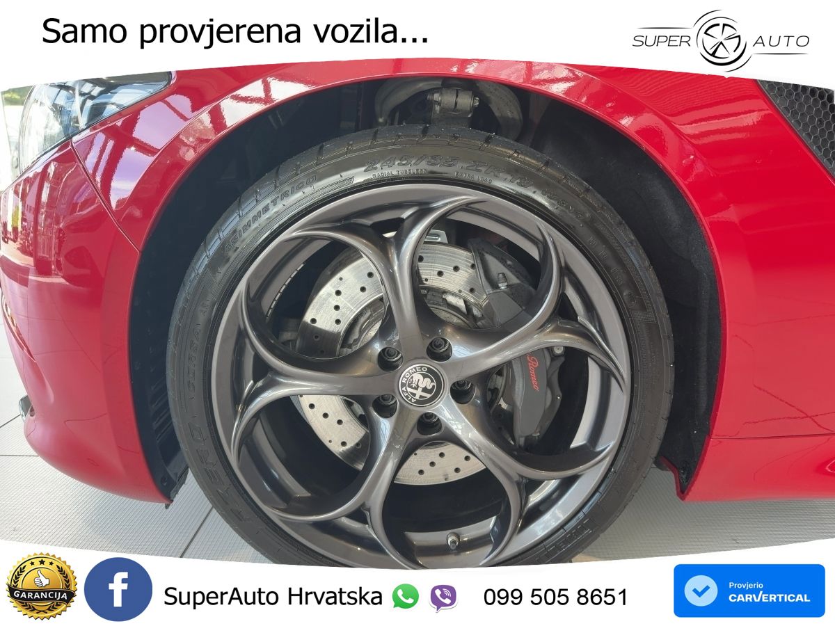 Alfa Romeo Giulia Quadrifoglio 2.9 V6 Bi-Turbo (520 KS) Automatic