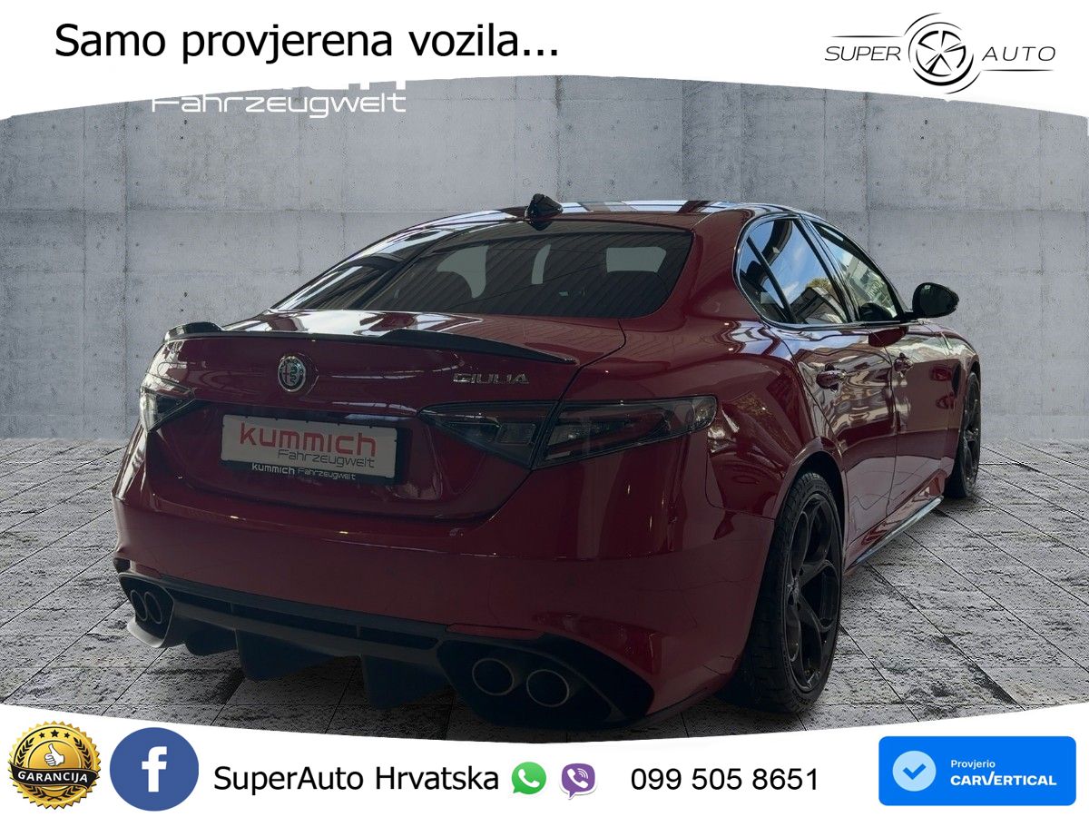 Alfa Romeo Giulia Quadrifoglio 2.9 V6 Bi-Turbo (520 KS) Automatic