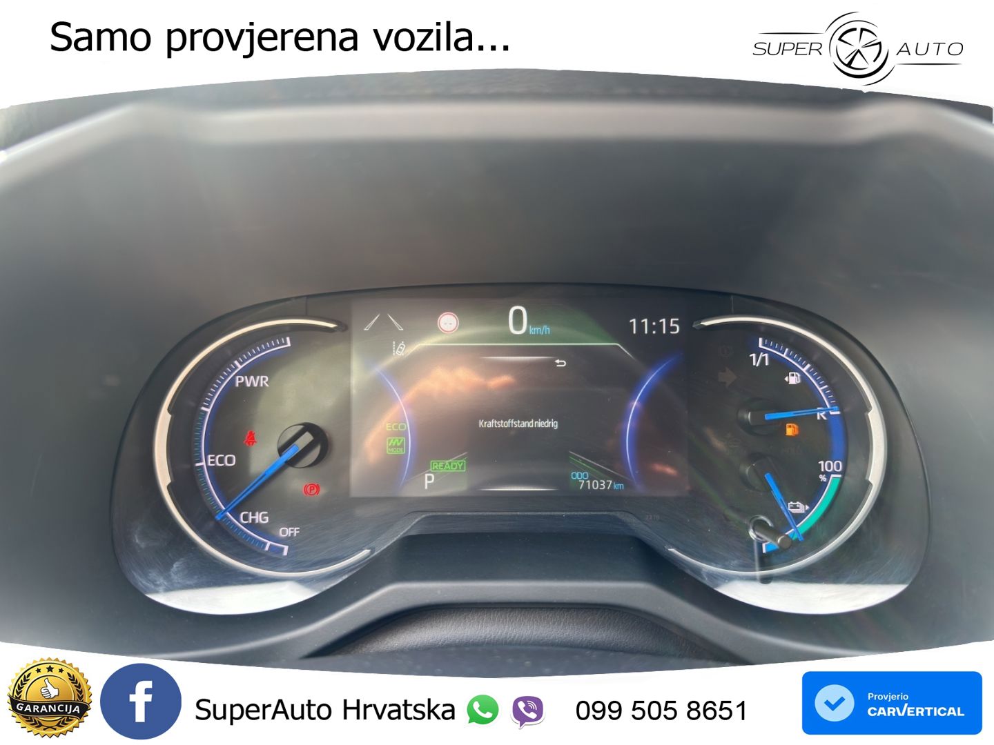 Toyota RAV4 2.5 D-4S (306 KS) Hybrid AWD-i e-CVT LED+GR SJED+ACC