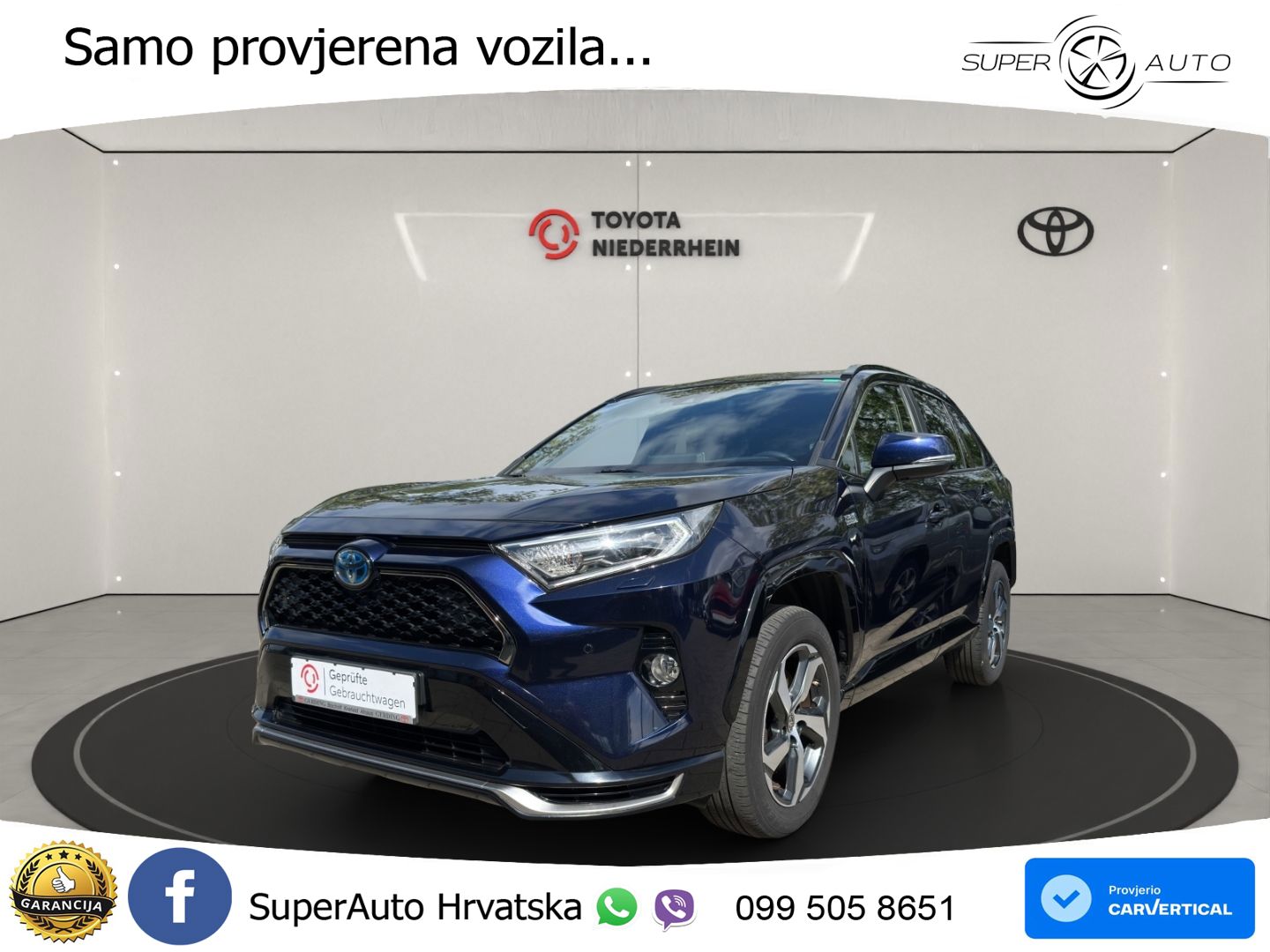 Toyota RAV4 2.5 D-4S (306 KS) Hybrid AWD-i e-CVT LED+GR SJED+ACC