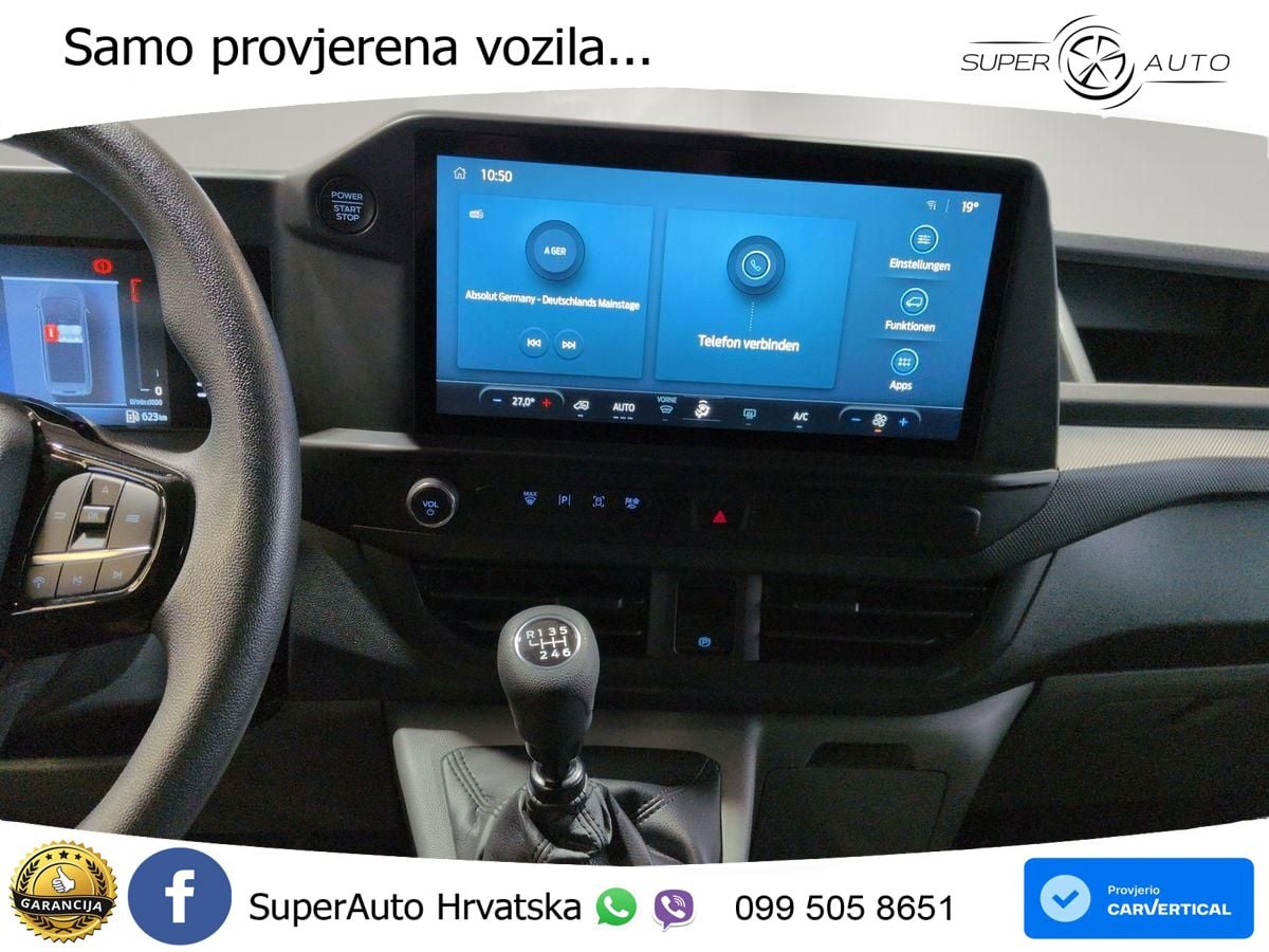 Ford Transit Custom Basis 2.0L / Technologie-Paket 1 136 KS