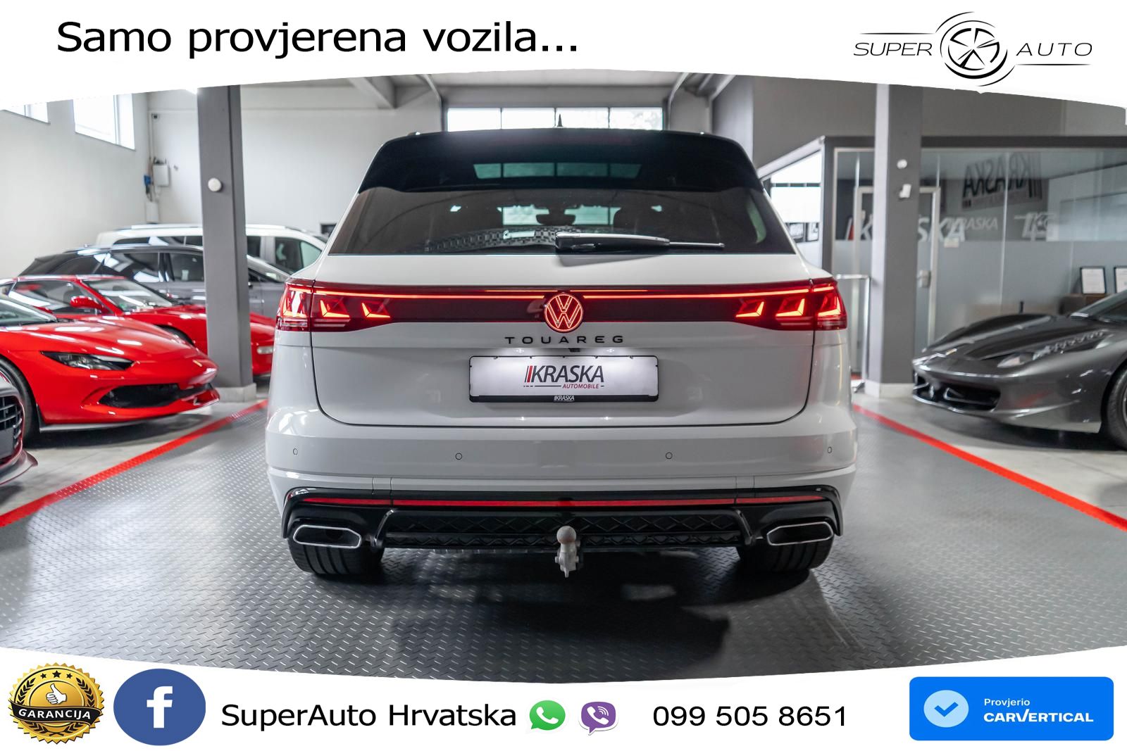 Volkswagen Touareg 3.0 V6 TDI (286 KS) 4MOTION Tiptronic R-Line ZRAČNI+ACC+GR SJED+KAM+PANO