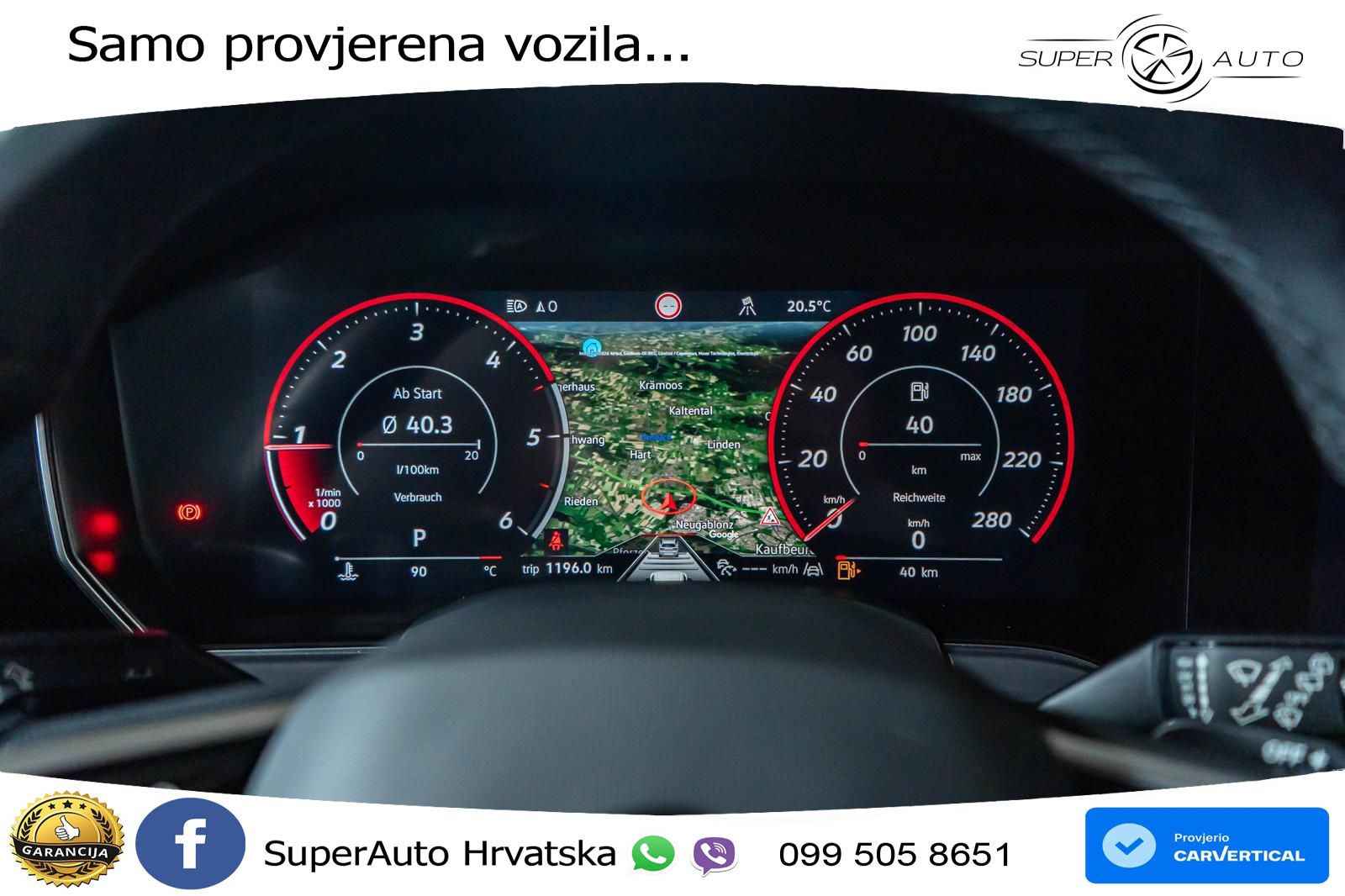 Volkswagen Touareg 3.0 V6 TDI (286 KS) 4MOTION Tiptronic R-Line ZRAČNI+ACC+GR SJED+KAM+PANO