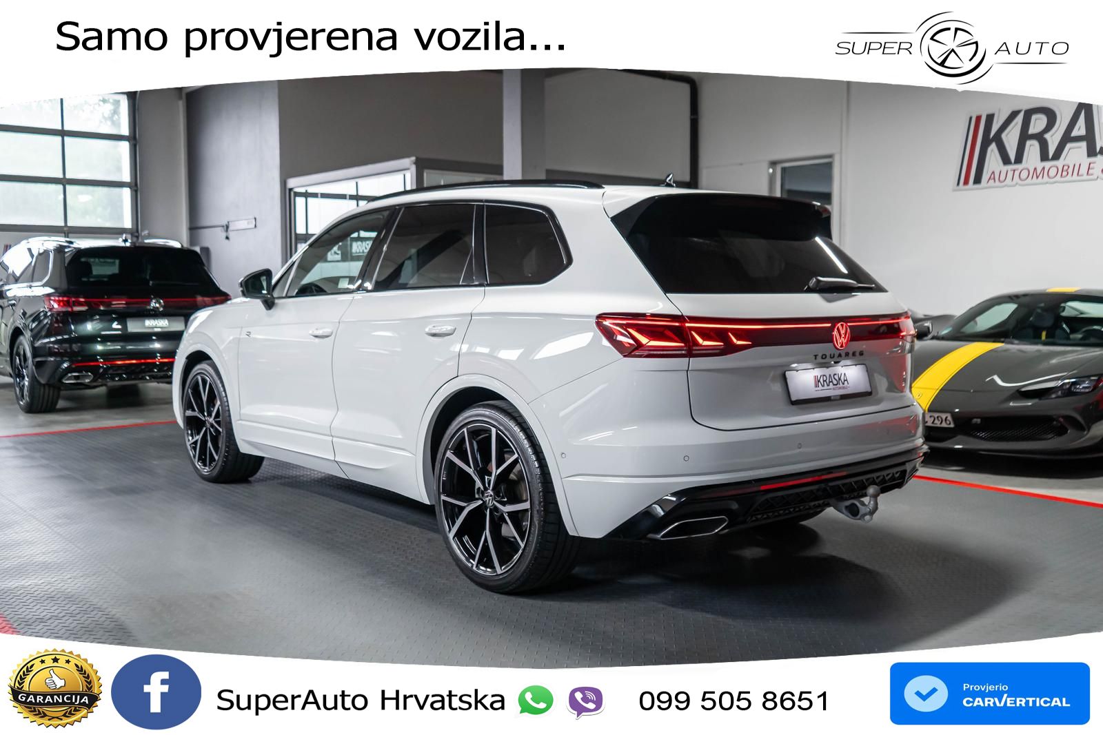 Volkswagen Touareg 3.0 V6 TDI (286 KS) 4MOTION Tiptronic R-Line ZRAČNI+ACC+GR SJED+KAM+PANO