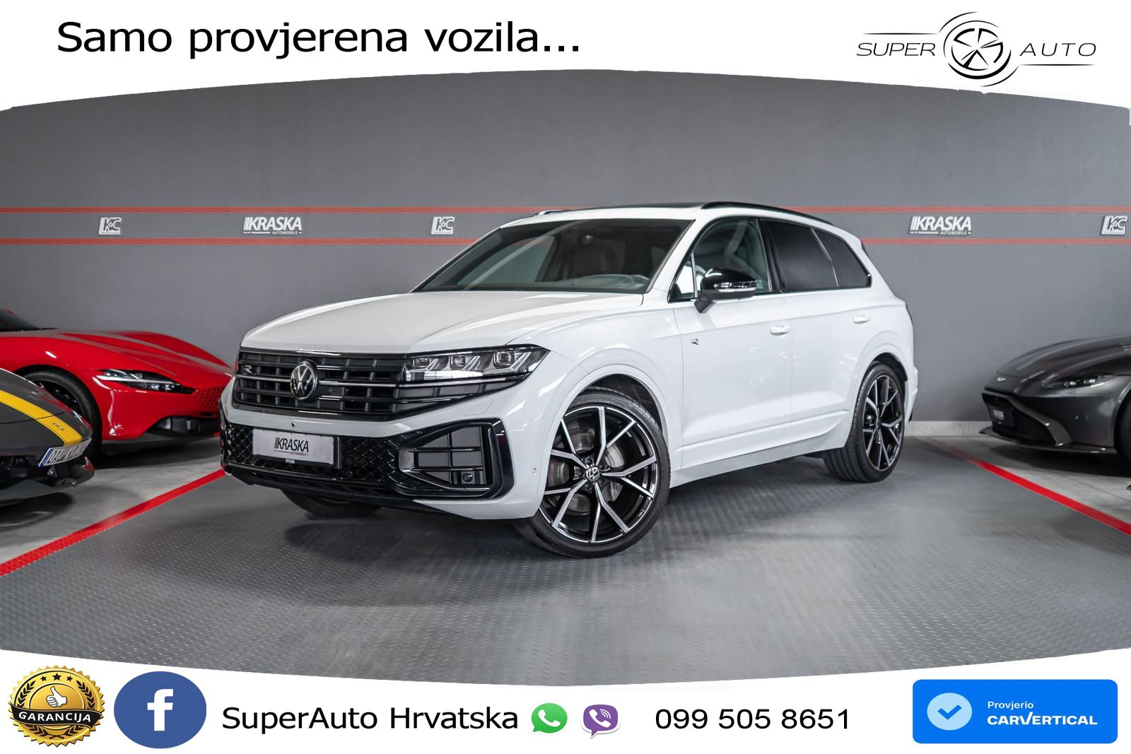 Volkswagen Touareg 3.0 V6 TDI (286 KS) 4MOTION Tiptronic R-Line ZRAČNI+ACC+GR SJED+KAM+PANO