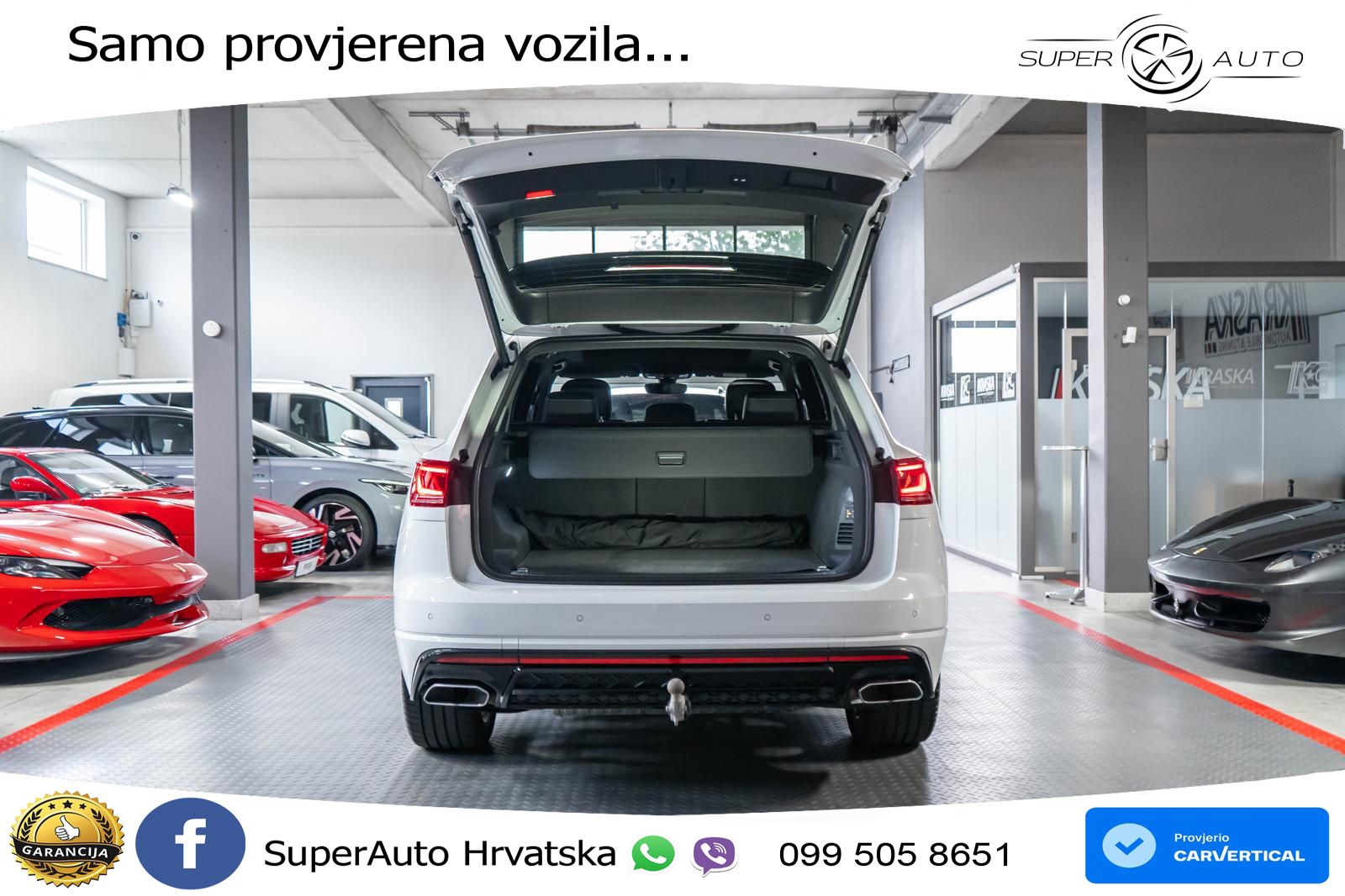 Volkswagen Touareg 3.0 V6 TDI (286 KS) 4MOTION Tiptronic R-Line ZRAČNI+ACC+GR SJED+KAM+PANO