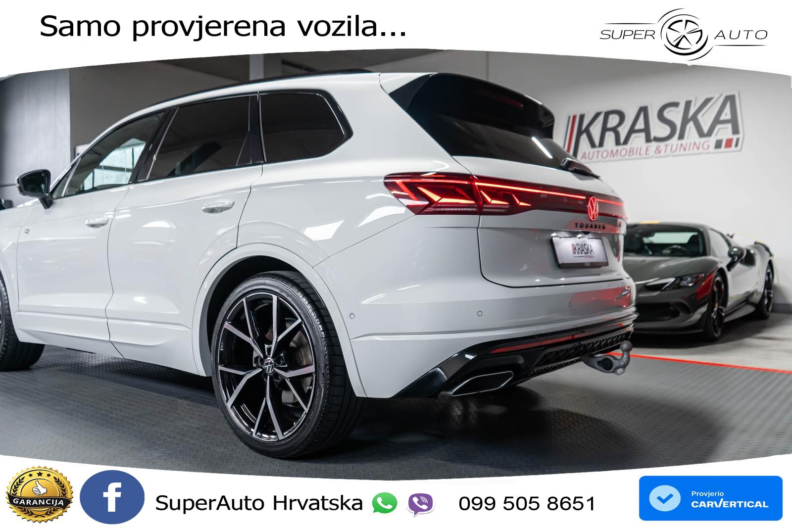 Volkswagen Touareg 3.0 V6 TDI (286 KS) 4MOTION Tiptronic R-Line ZRAČNI+ACC+GR SJED+KAM+PANO