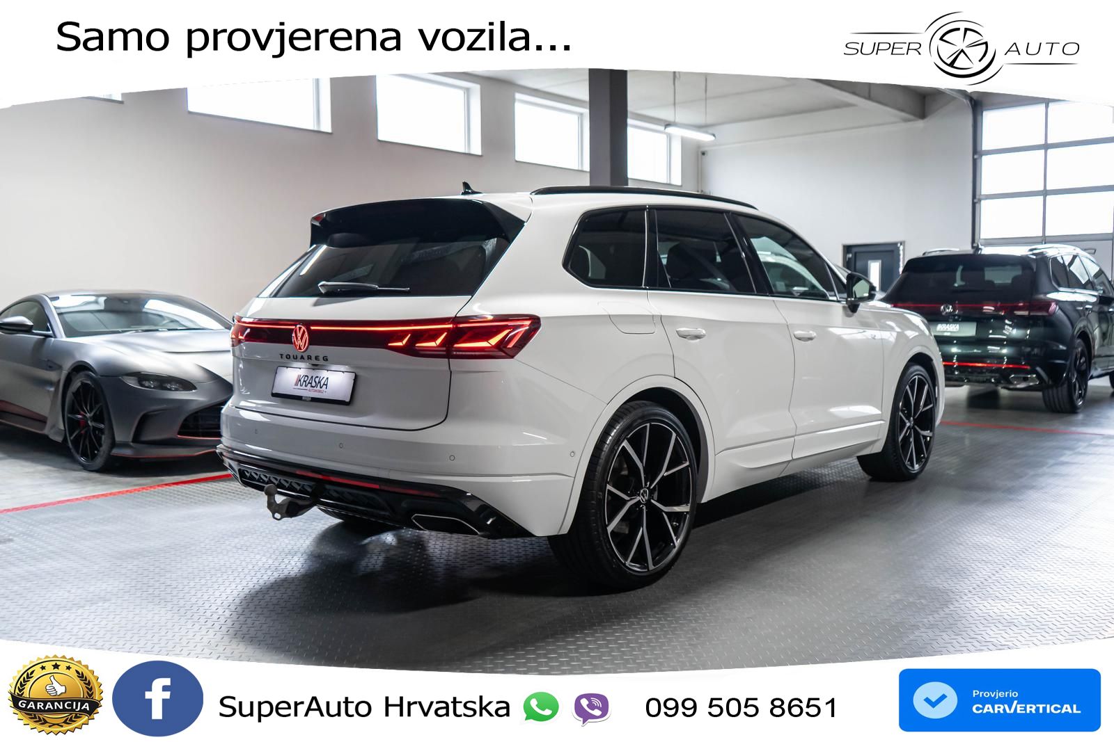 Volkswagen Touareg 3.0 V6 TDI (286 KS) 4MOTION Tiptronic R-Line ZRAČNI+ACC+GR SJED+KAM+PANO