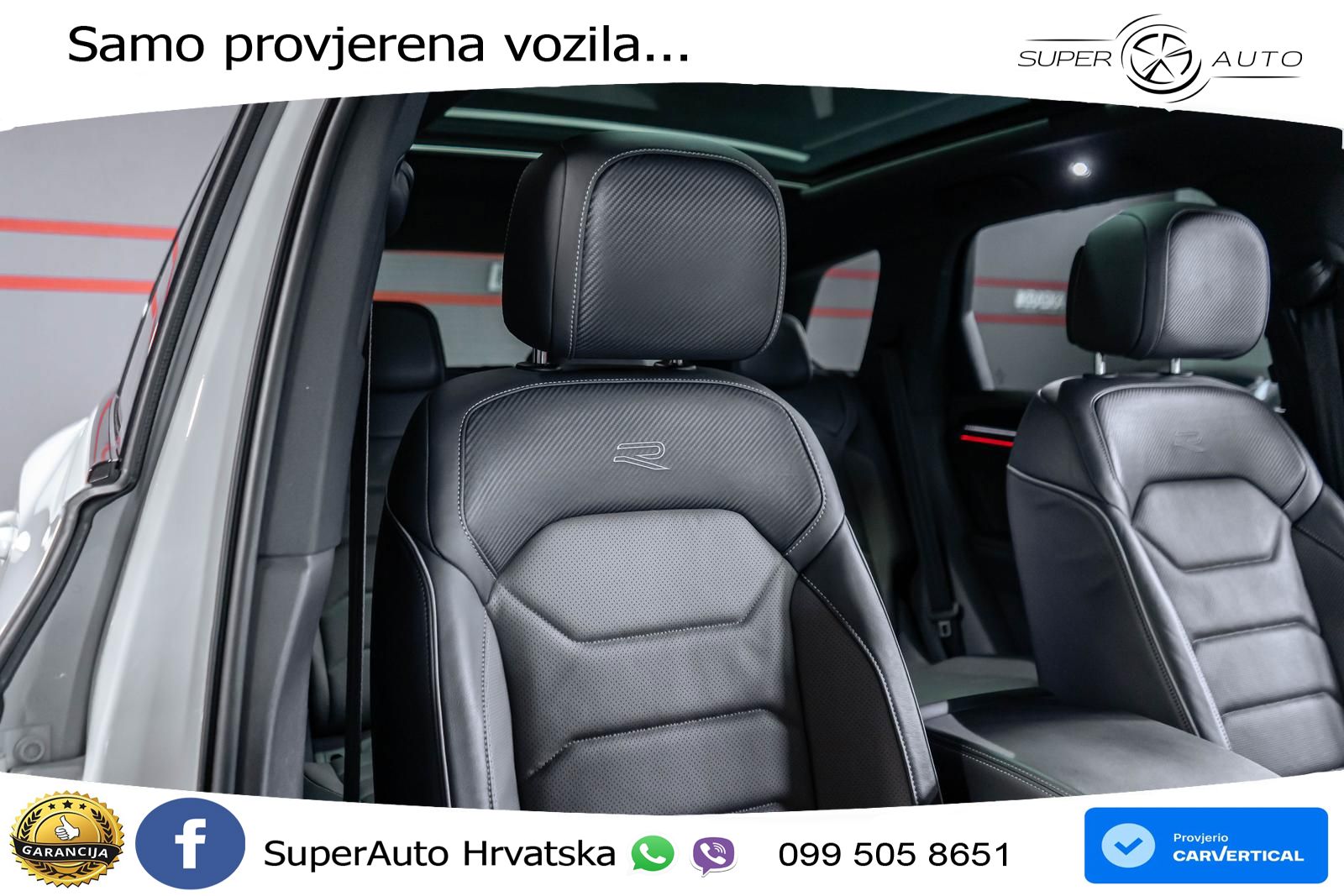 Volkswagen Touareg 3.0 V6 TDI (286 KS) 4MOTION Tiptronic R-Line ZRAČNI+ACC+GR SJED+KAM+PANO