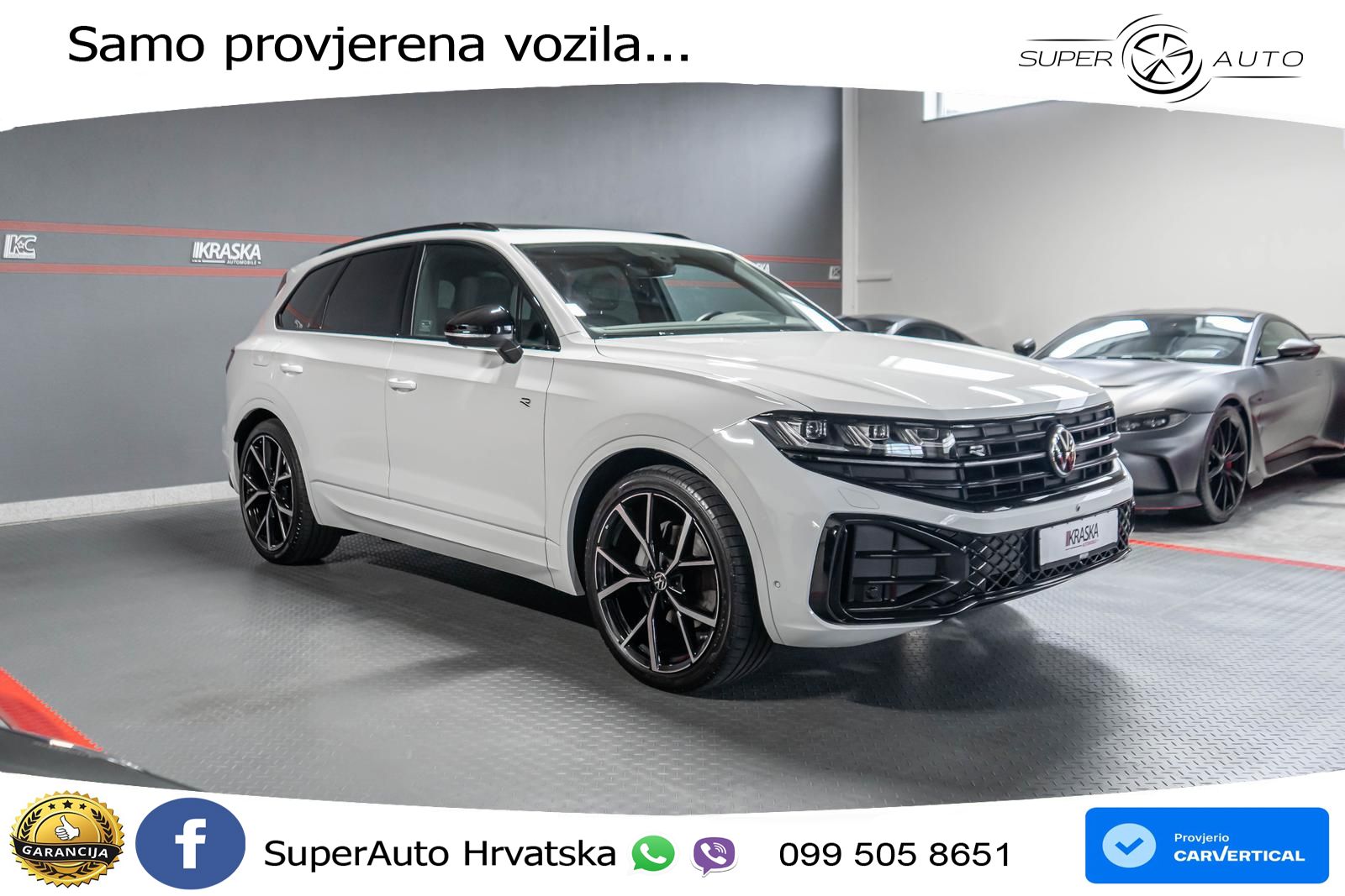 Volkswagen Touareg 3.0 V6 TDI (286 KS) 4MOTION Tiptronic R-Line ZRAČNI+ACC+GR SJED+KAM+PANO