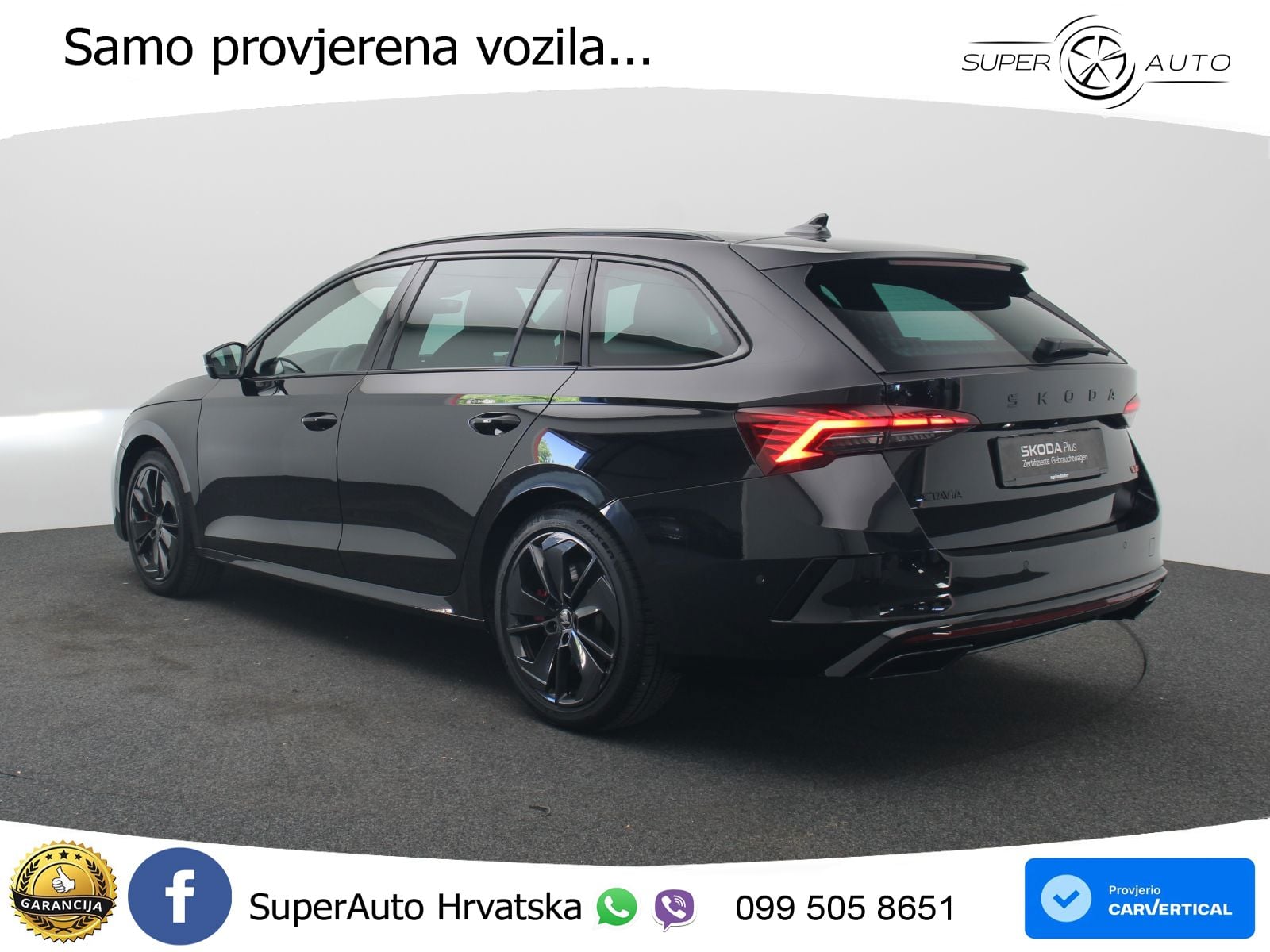 Škoda Octavia Combi RS 2.0 TSI (265 KS) DSG LED+GR SJED+ACC