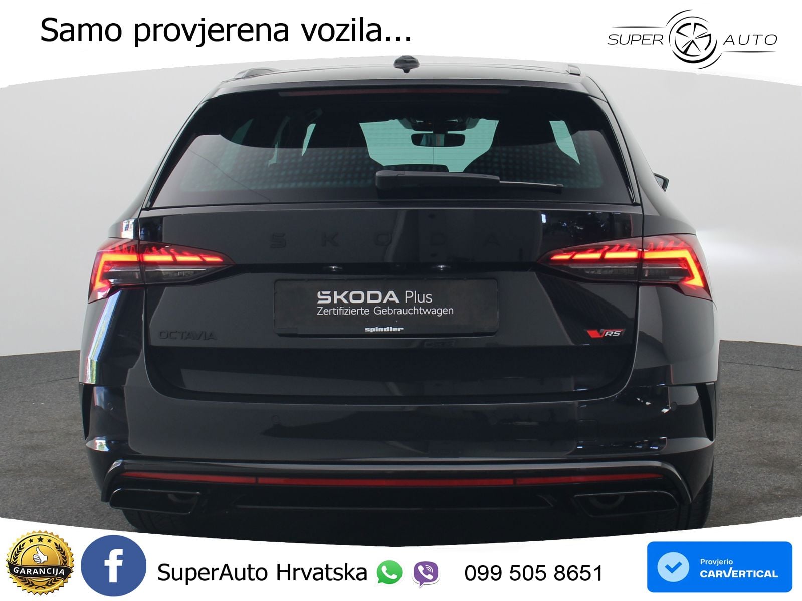 Škoda Octavia Combi RS 2.0 TSI (265 KS) DSG LED+GR SJED+ACC