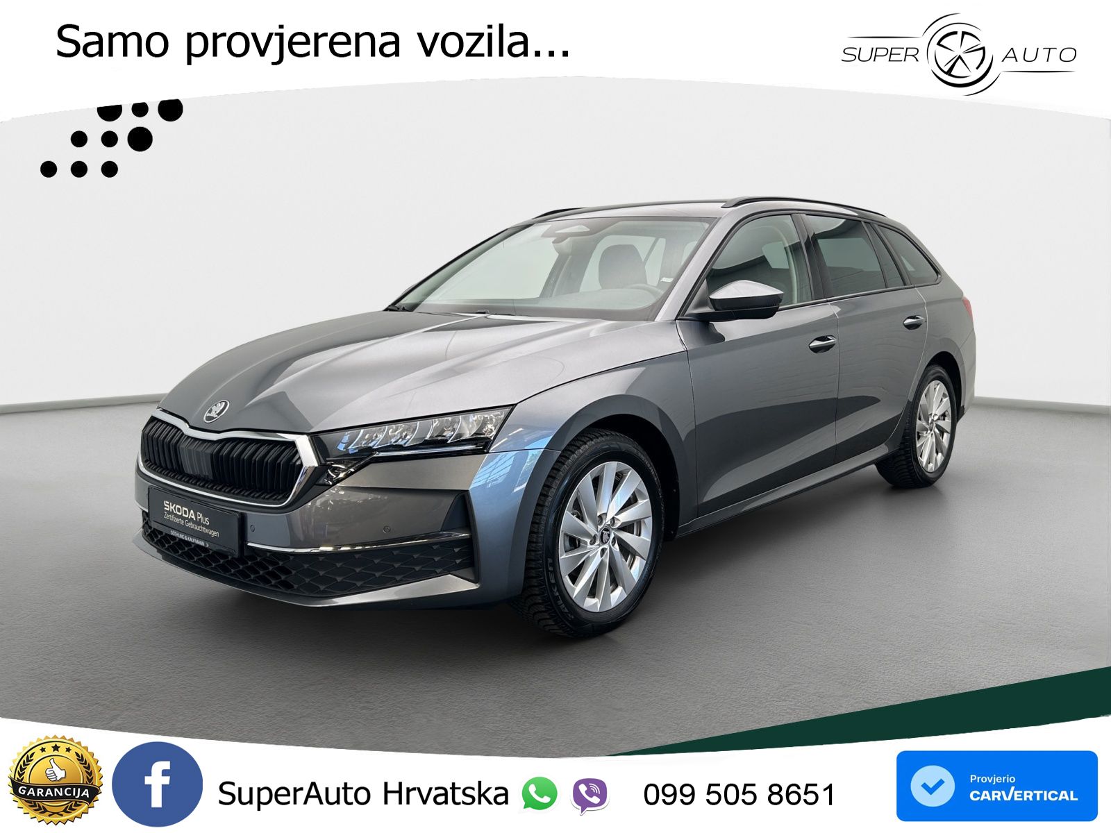 Škoda Octavia Combi 2.0 TDI (150 KS) DSG Selection LED+GR SJED+ACC