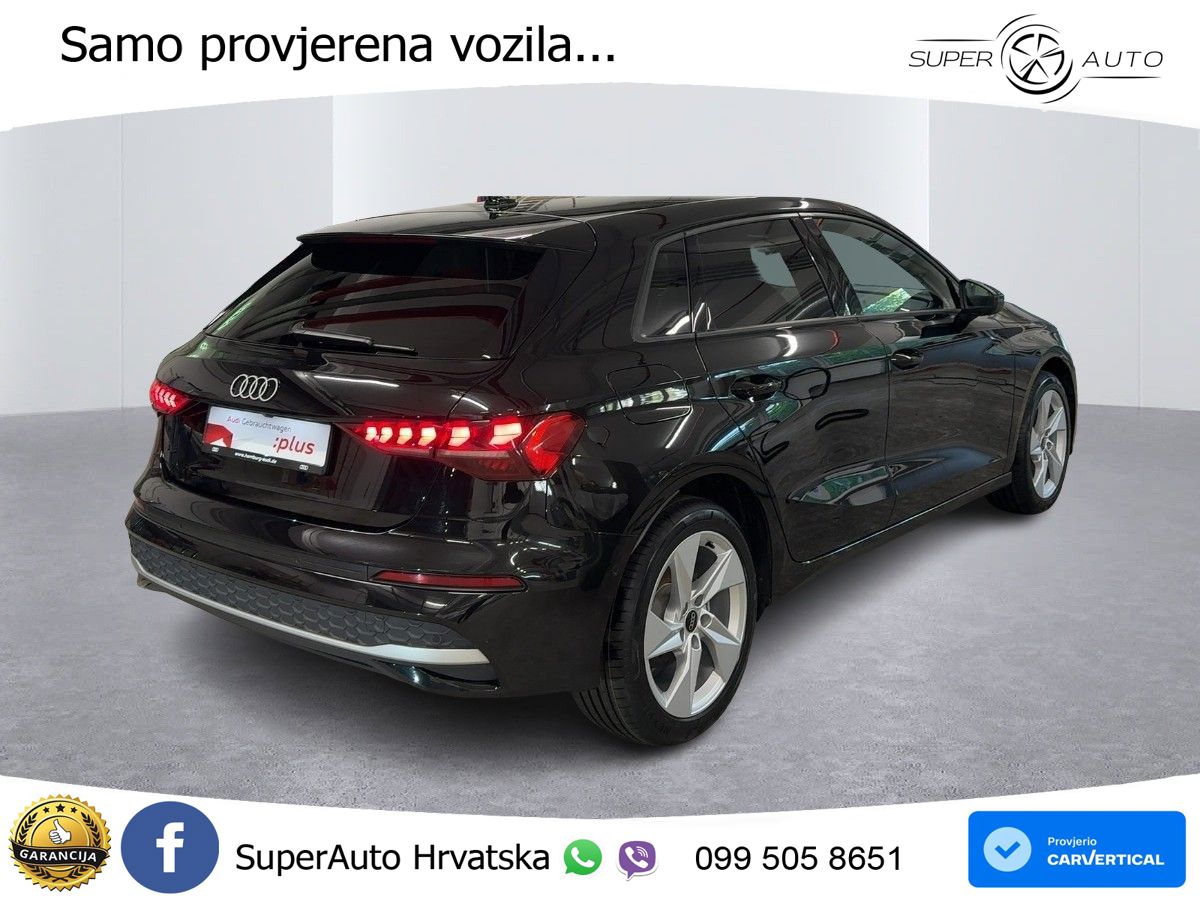Audi A3 Sportback 40 TFSI e (204 KS) Plug-in Hybrid S tronic advanced LED+GR SJED+ACC