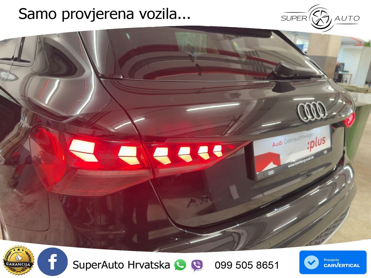 Audi A3 Sportback 40 TFSI e (204 KS) Plug-in Hybrid S tronic advanced LED+GR SJED+ACC