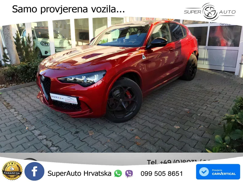Alfa Romeo Stelvio Quadrifoglio 2.9 V6 Bi-Turbo (520 KS) Q4 Automatic