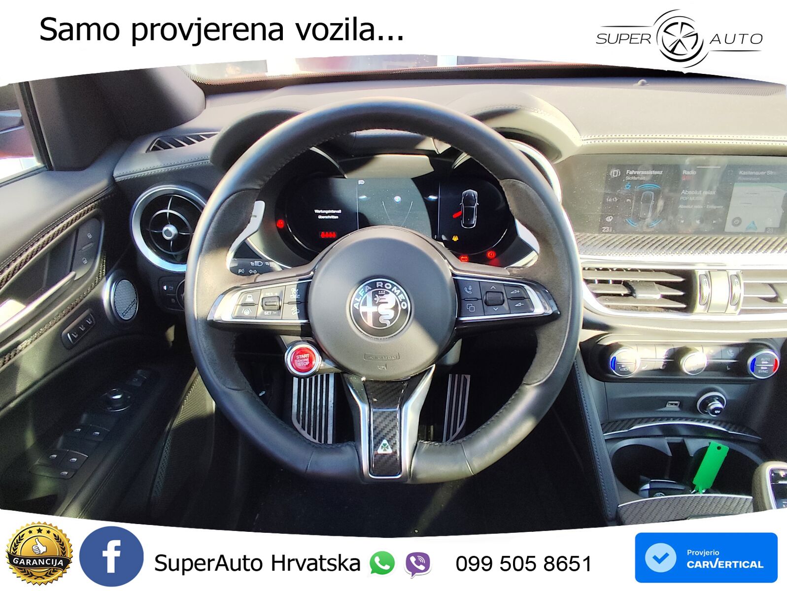 Alfa Romeo Stelvio Quadrifoglio 2.9 V6 Bi-Turbo (520 KS) Q4 Automatic