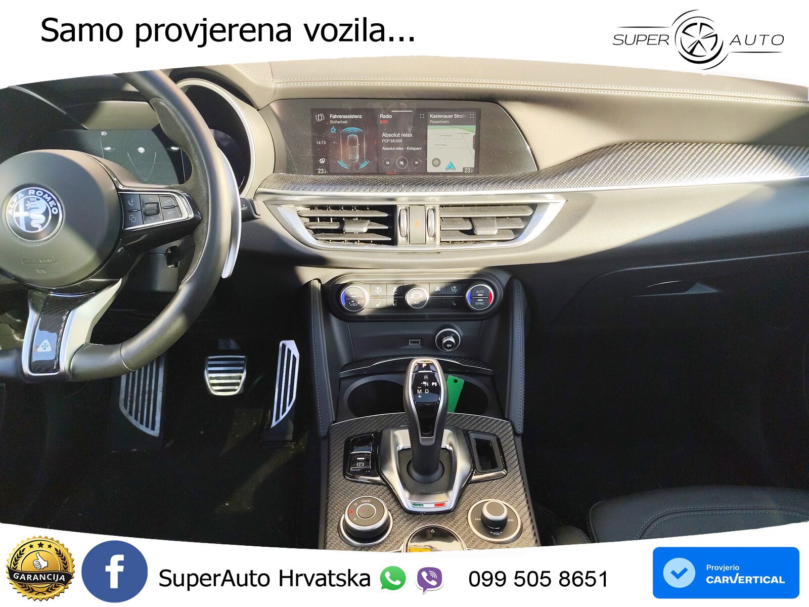 Alfa Romeo Stelvio Quadrifoglio 2.9 V6 Bi-Turbo (520 KS) Q4 Automatic