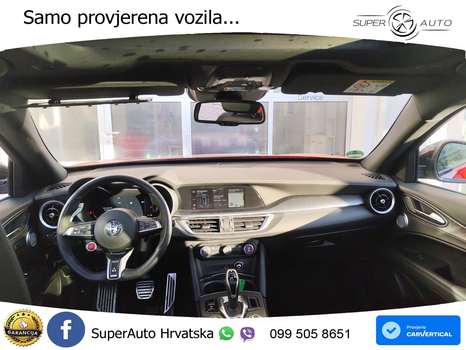 Alfa Romeo Stelvio Quadrifoglio 2.9 V6 Bi-Turbo (520 KS) Q4 Automatic