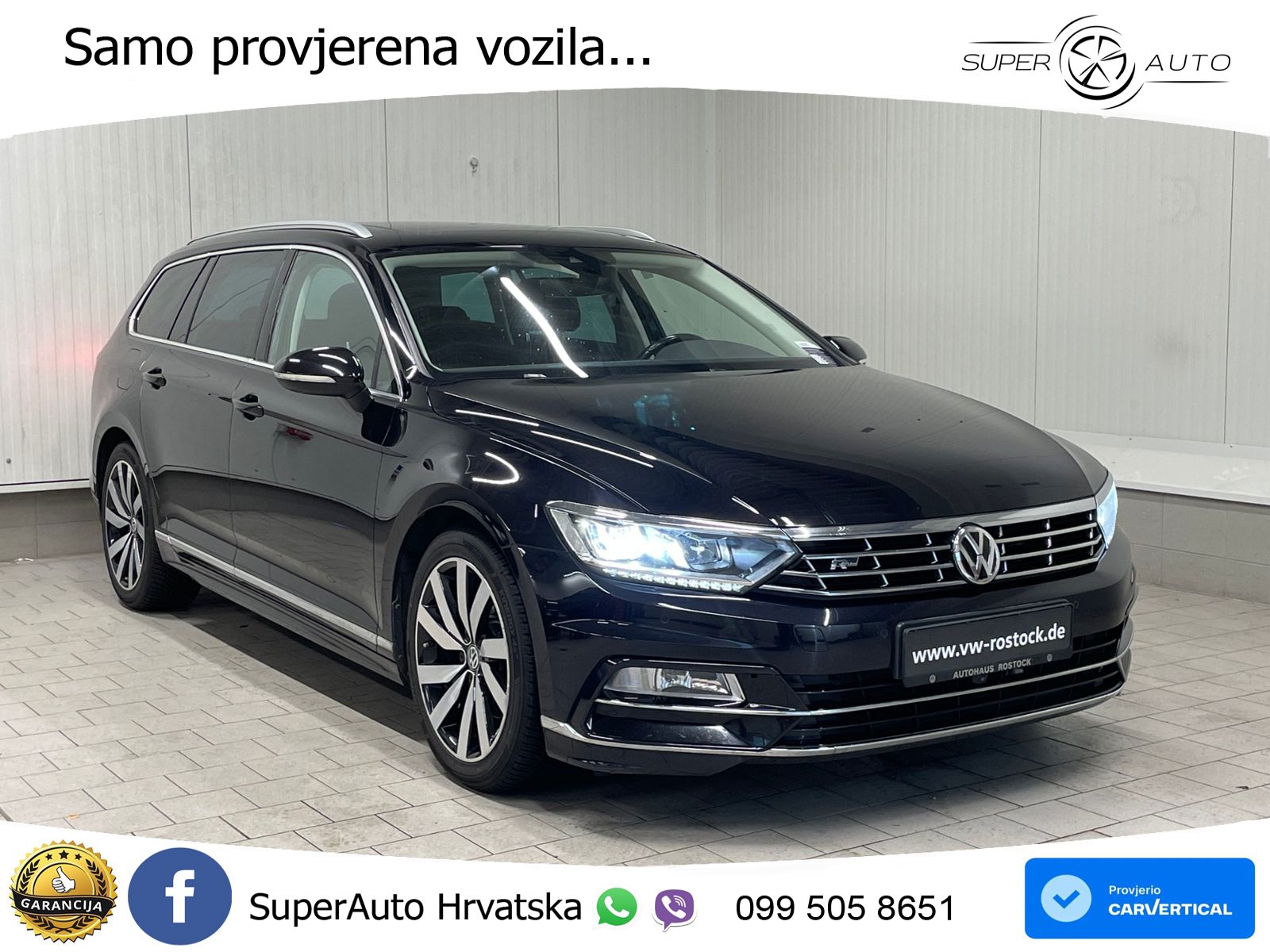 Volkswagen Passat Variant 2.0 TDI (190 KS) DSG R-Line LED+GR SJED+ACC