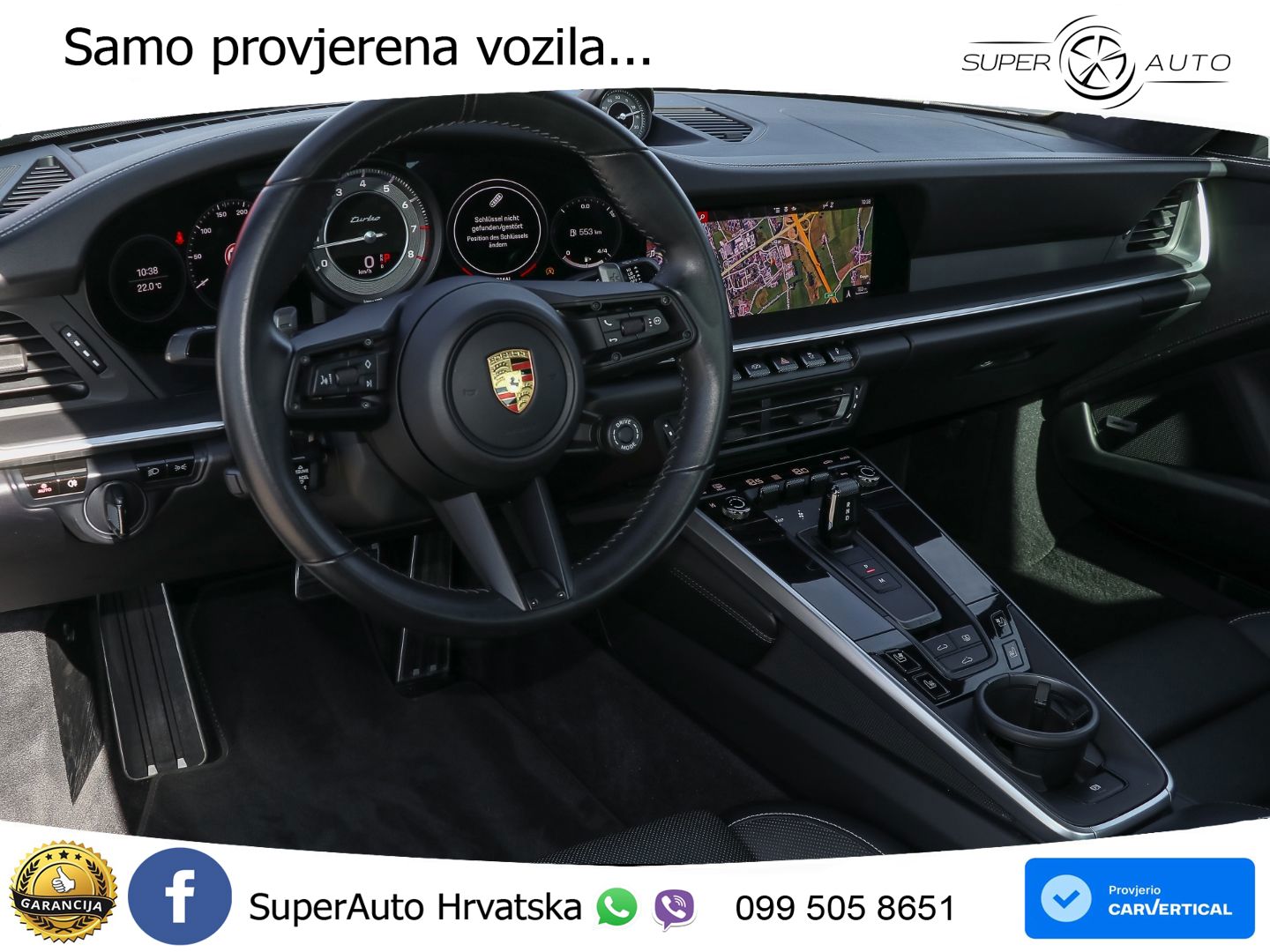 Porsche 911 Turbo 3.8 (580 KS) PDK LED+GR SJED+ACC