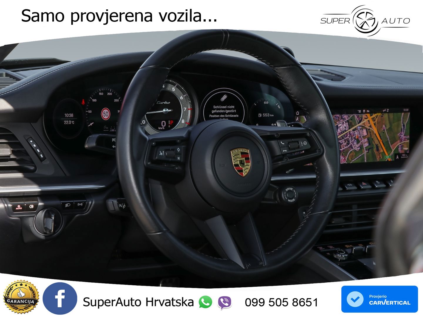 Porsche 911 Turbo 3.8 (580 KS) PDK LED+GR SJED+ACC