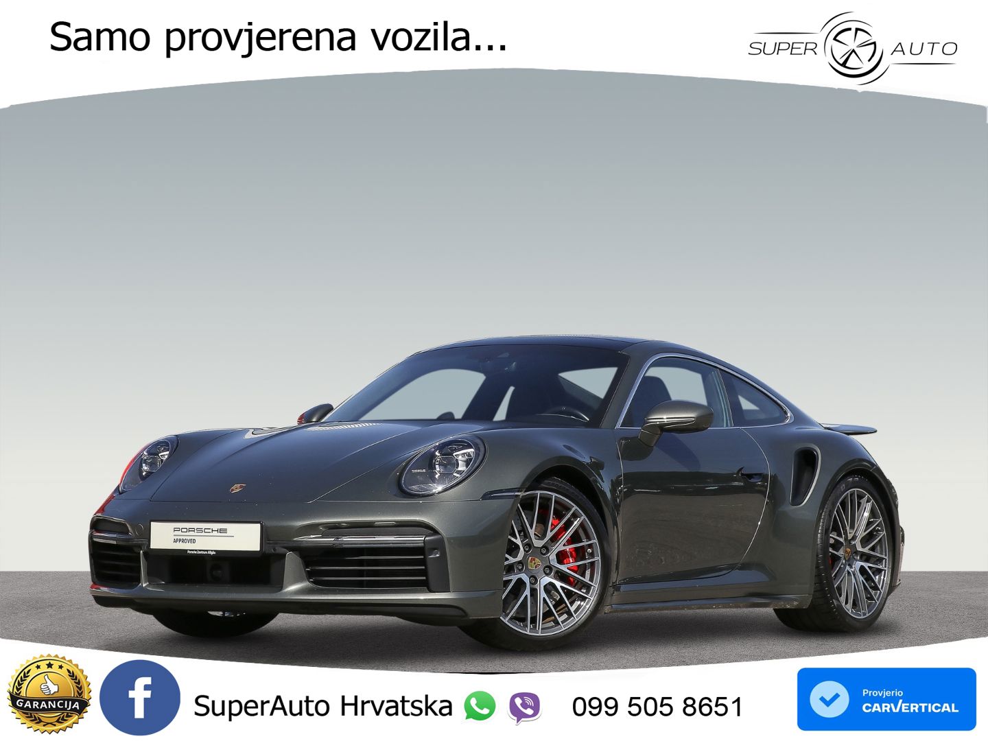 Porsche 911 Turbo 3.8 (580 KS) PDK LED+GR SJED+ACC