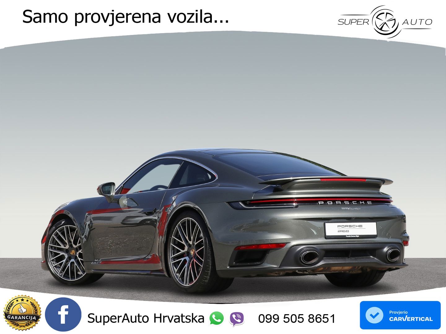 Porsche 911 Turbo 3.8 (580 KS) PDK LED+GR SJED+ACC