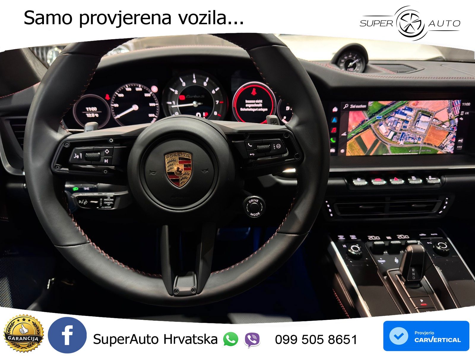Porsche 911 Turbo S 3.8 (650 KS) PDK ZRAČNI+ACC+GR SJED+KAM+PANO