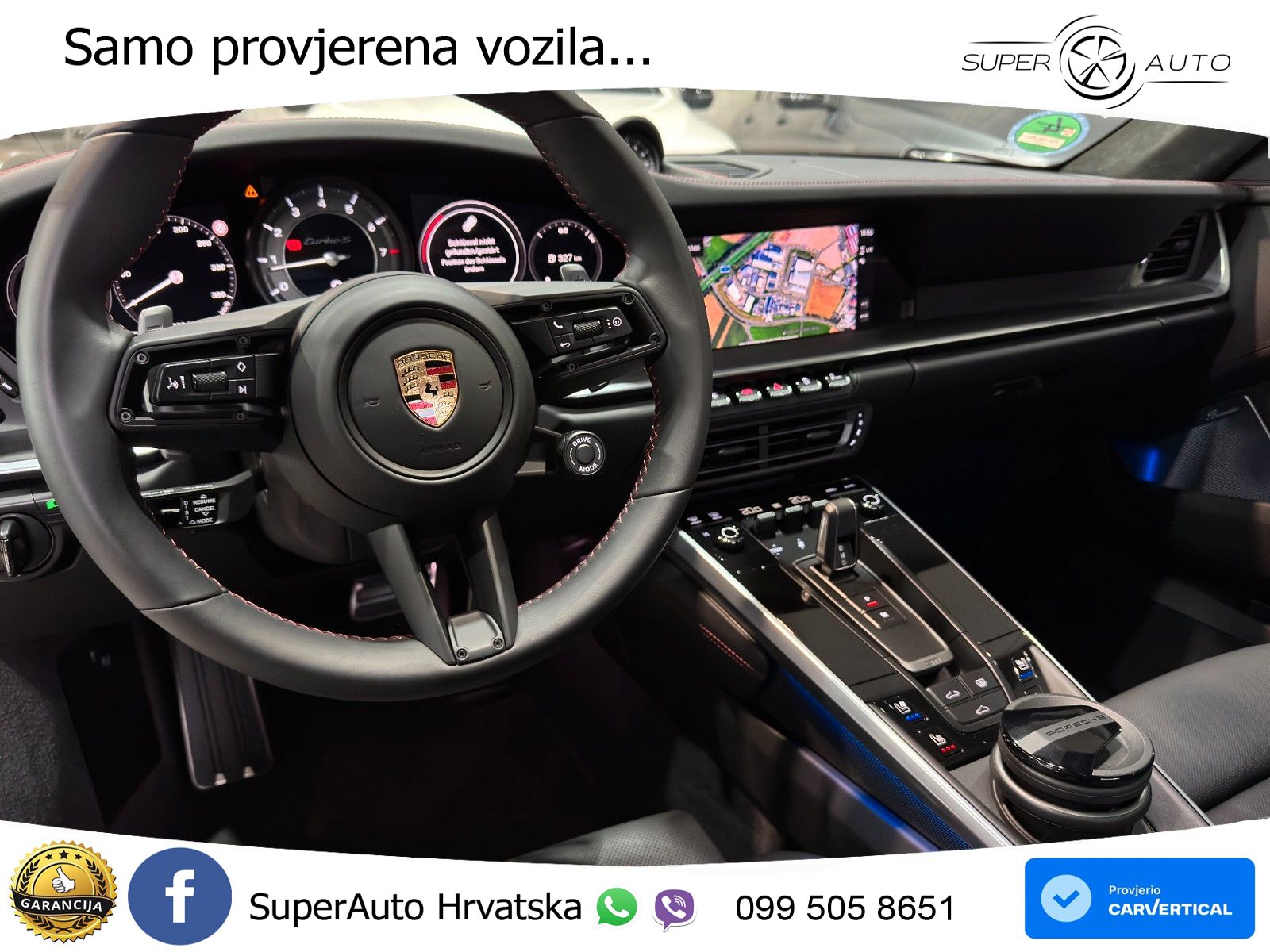 Porsche 911 Turbo S 3.8 (650 KS) PDK ZRAČNI+ACC+GR SJED+KAM+PANO