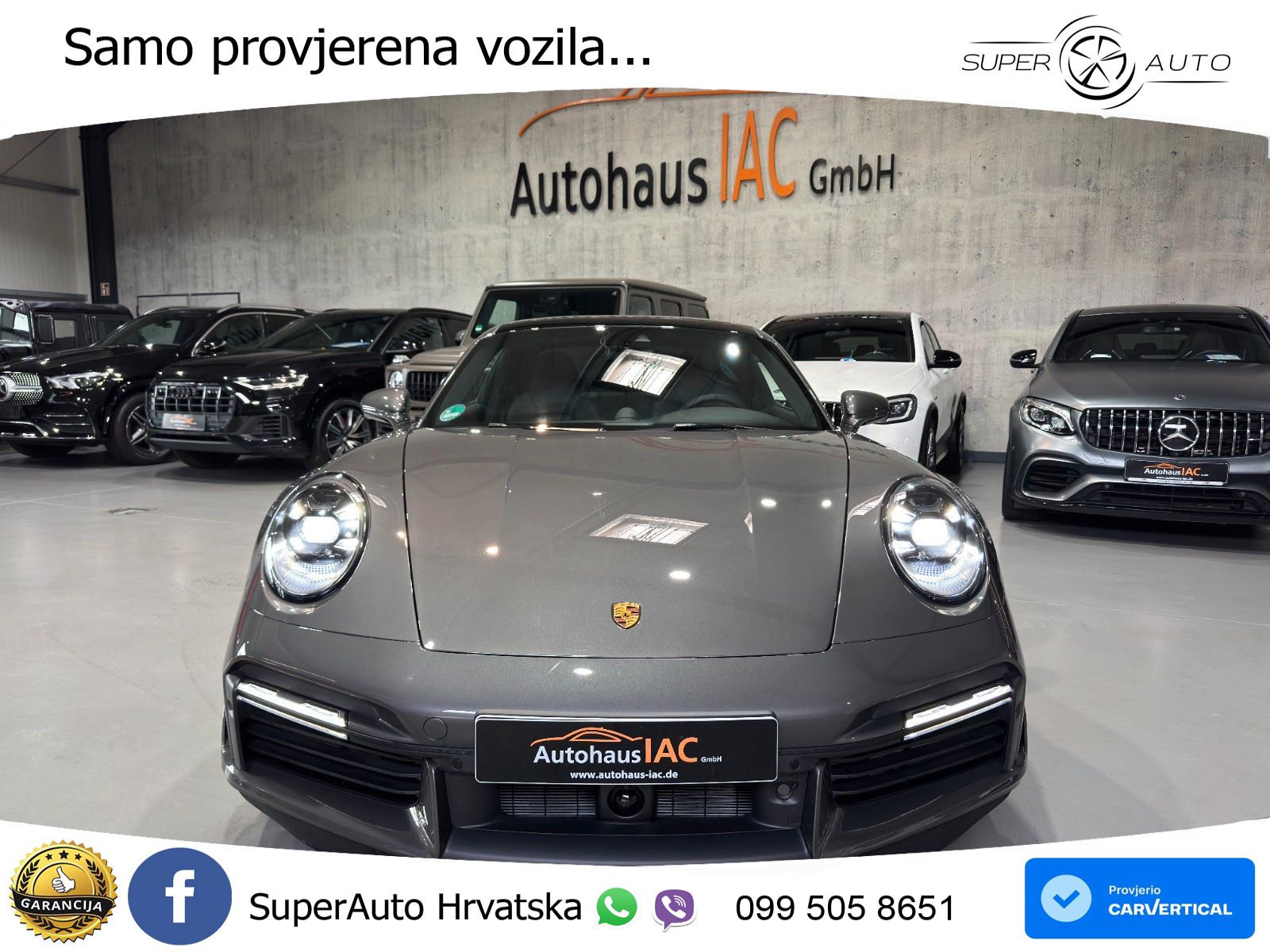 Porsche 911 Turbo S 3.8 (650 KS) PDK ZRAČNI+ACC+GR SJED+KAM+PANO