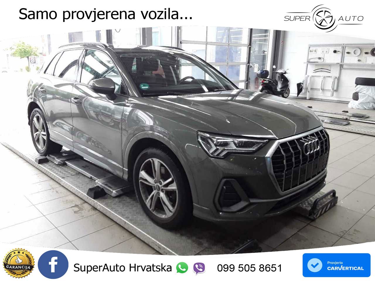 Audi Q3 40 TDI (200 KS) quattro S tronic S line LED+GR SJED+ACC