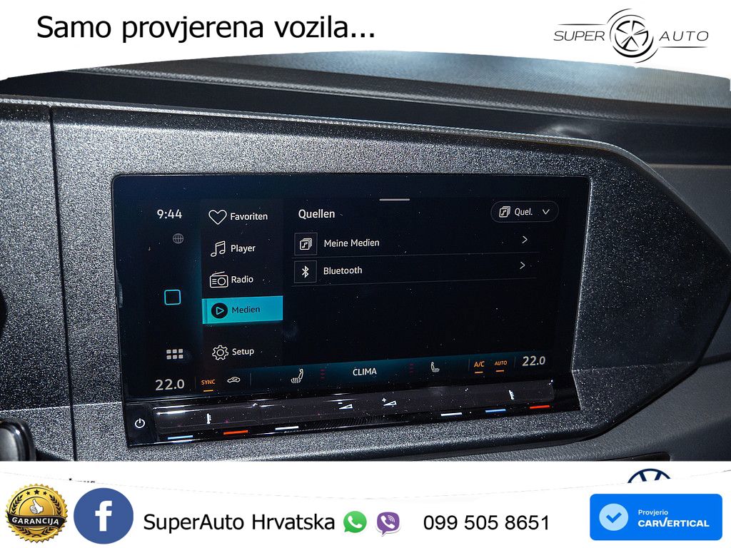Volkswagen Caddy Flexible 2.0 TDI KLIMA PDC SITZHEIZUNG 102 KS