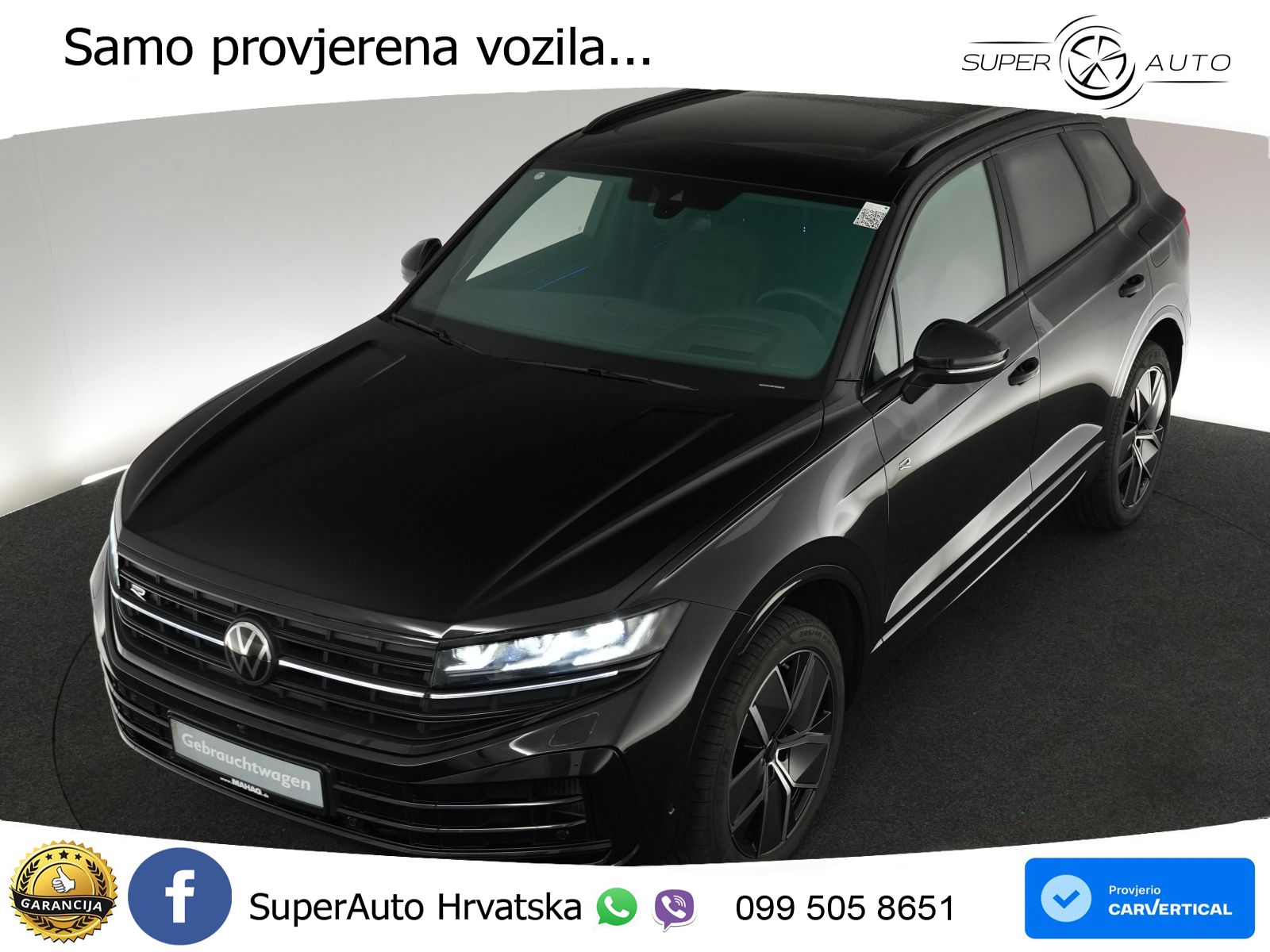 Volkswagen Touareg R 3.0 V6 TFSI (462 KS) 4MOTION Tiptronic ZRAČNI+ACC+GR SJED+KAM+PANO