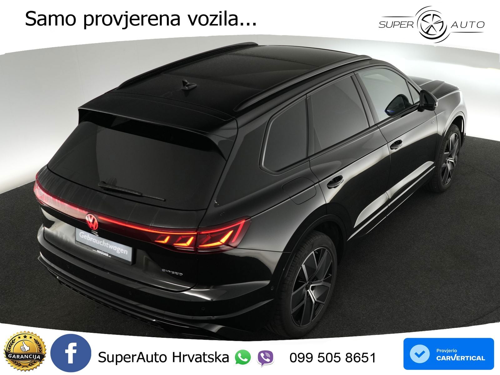 Volkswagen Touareg R 3.0 V6 TFSI (462 KS) 4MOTION Tiptronic ZRAČNI+ACC+GR SJED+KAM+PANO