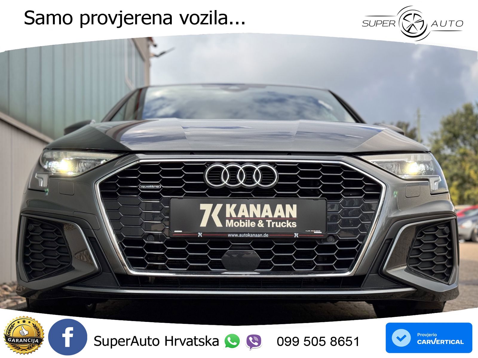 Audi A3 40 TDI (200 KS) quattro S tronic S line LED+GR SJED+ACC