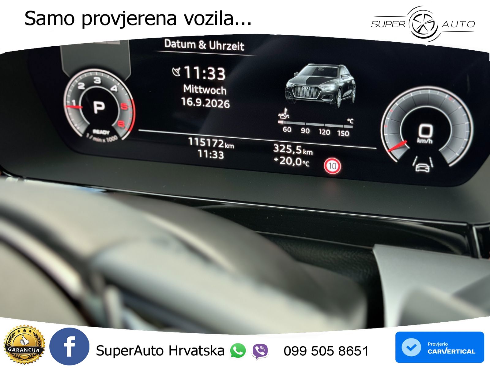 Audi A3 40 TDI (200 KS) quattro S tronic S line LED+GR SJED+ACC