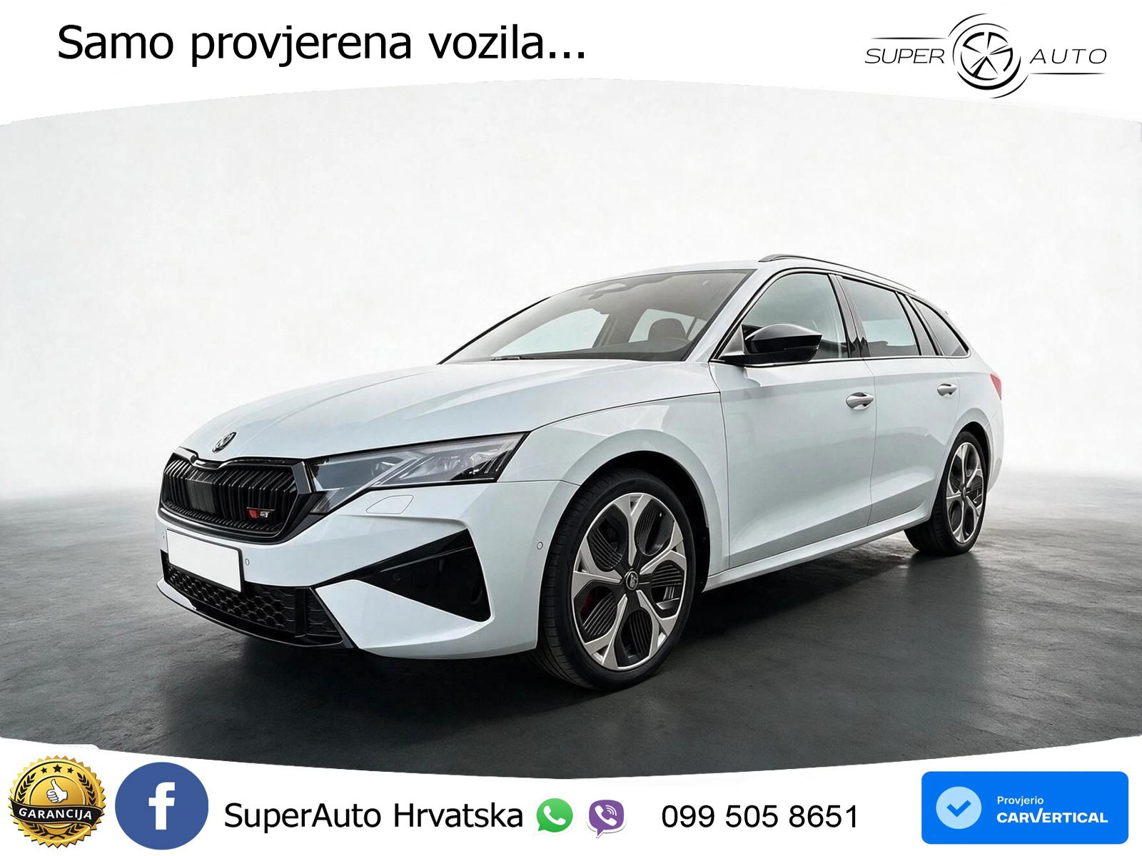 Škoda Octavia Combi RS 2.0 TSI (265 KS) DSG MATRIX+GR SJED+KAM