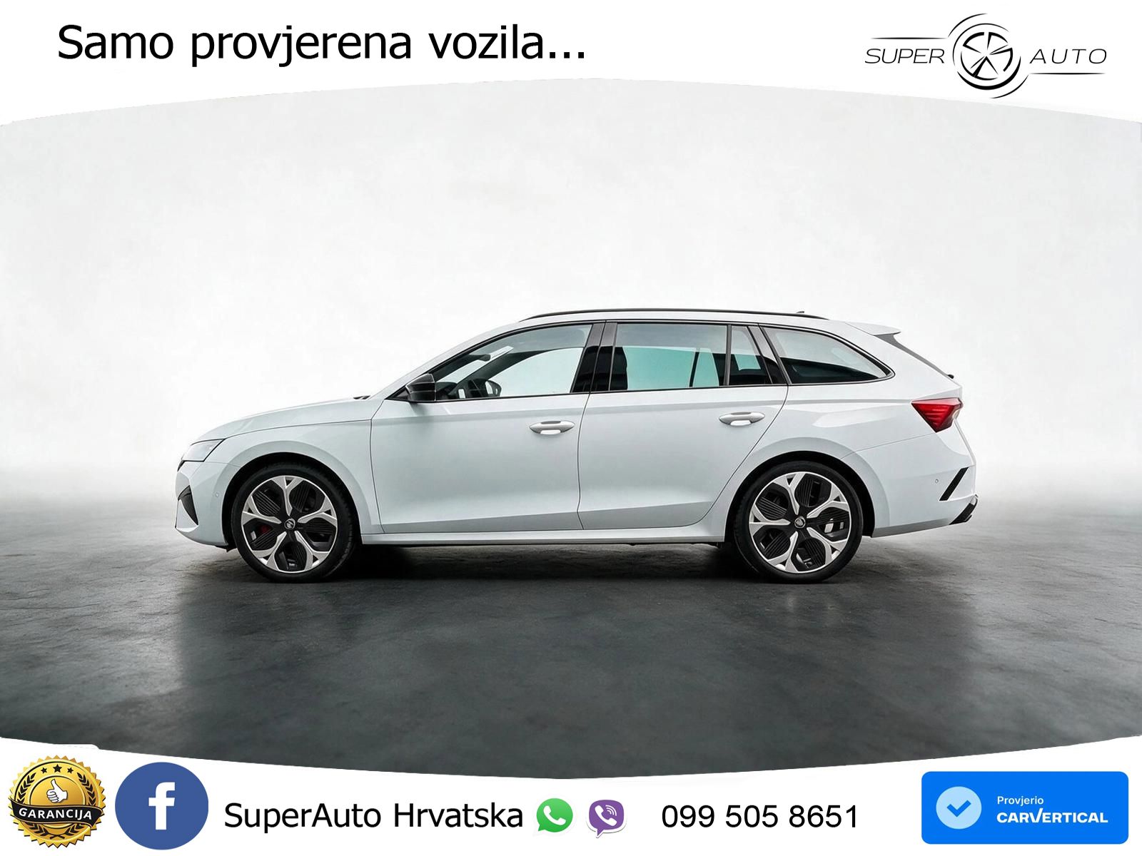 Škoda Octavia Combi RS 2.0 TSI (265 KS) DSG MATRIX+GR SJED+KAM