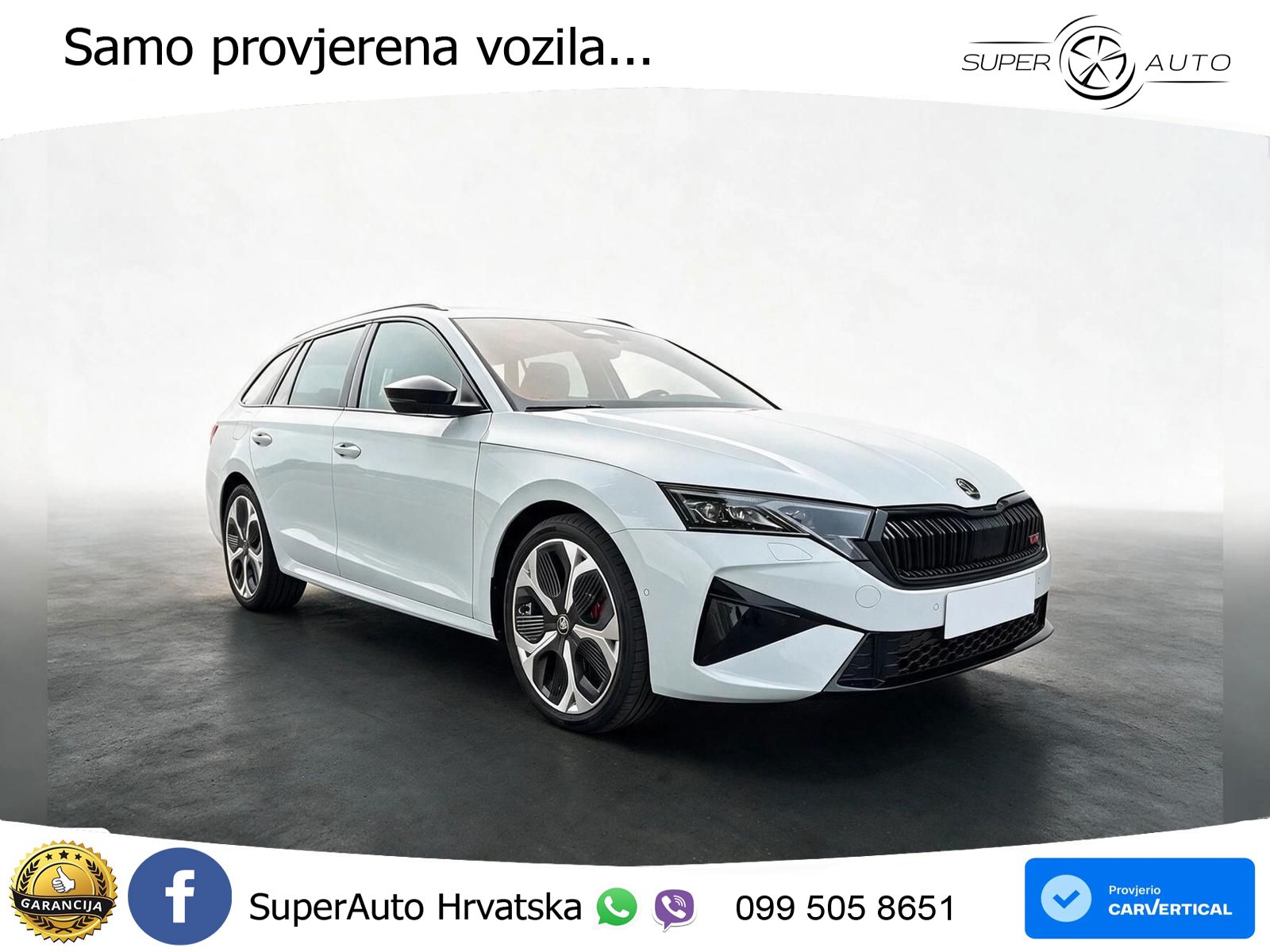 Škoda Octavia Combi RS 2.0 TSI (265 KS) DSG MATRIX+GR SJED+KAM