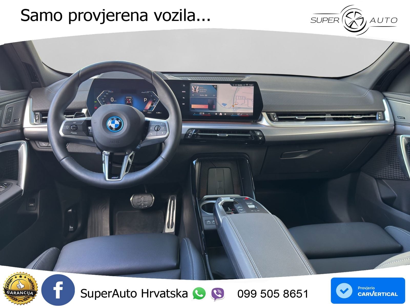 BMW iX2 66.5 kWh (313 KS) xDrive30 M Sport LED+GR SJED+ACC
