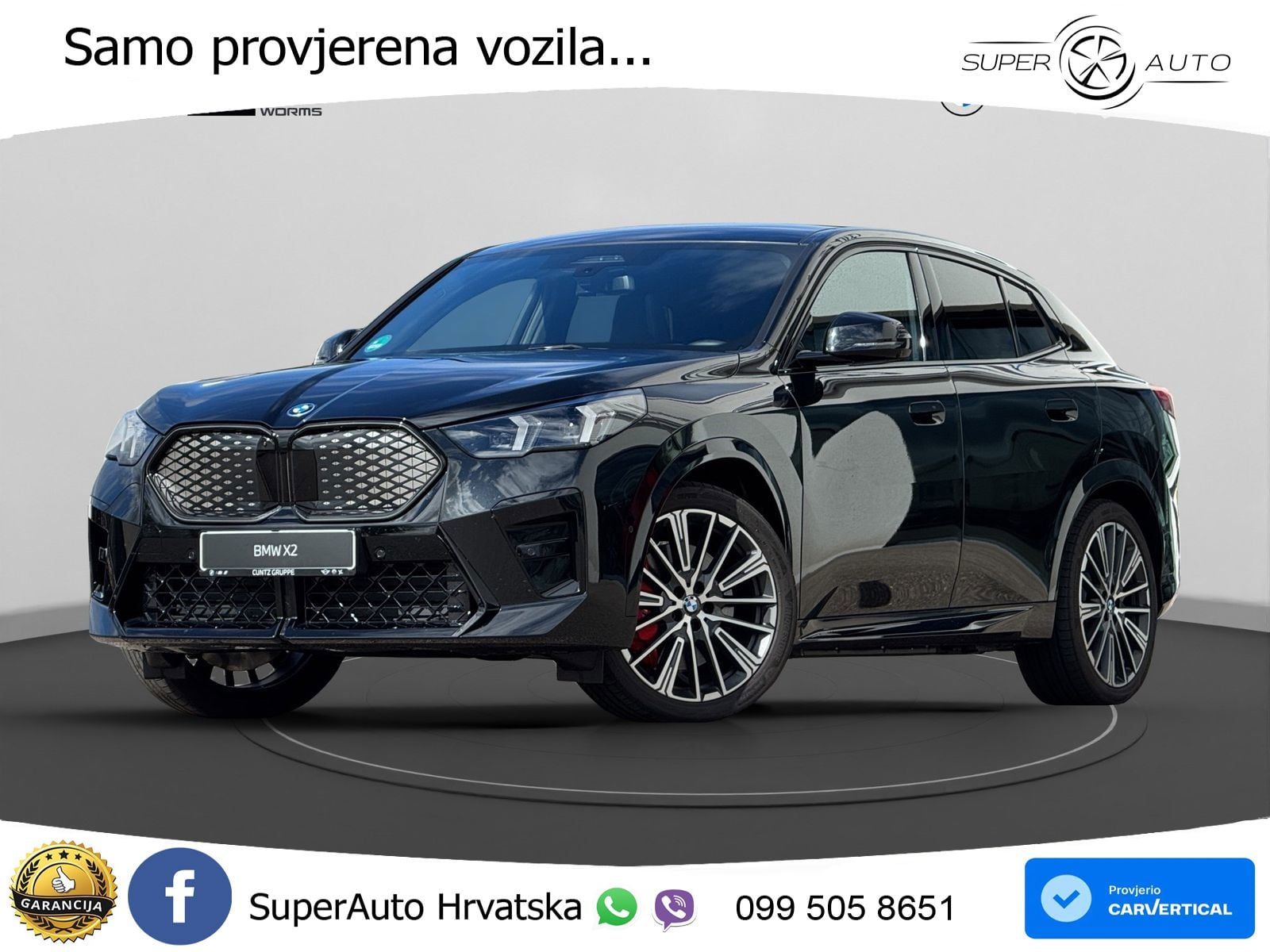 BMW iX2 66.5 kWh (313 KS) xDrive30 M Sport LED+GR SJED+ACC