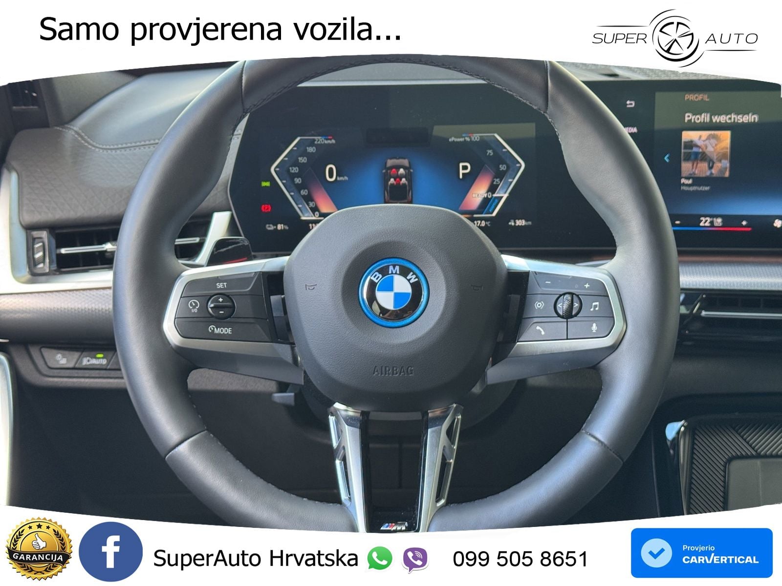 BMW iX2 66.5 kWh (313 KS) xDrive30 M Sport LED+GR SJED+ACC