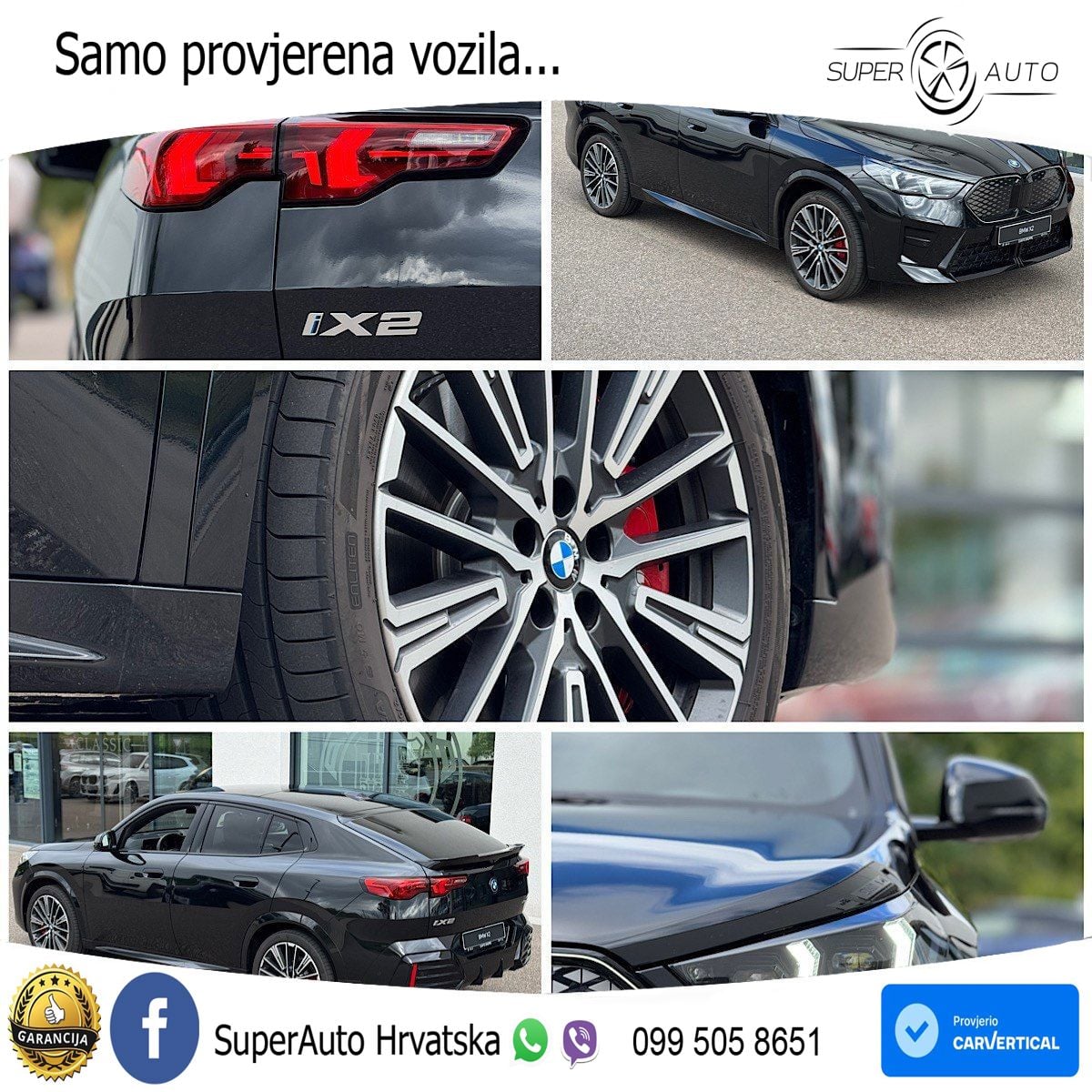 BMW iX2 66.5 kWh (313 KS) xDrive30 M Sport LED+GR SJED+ACC