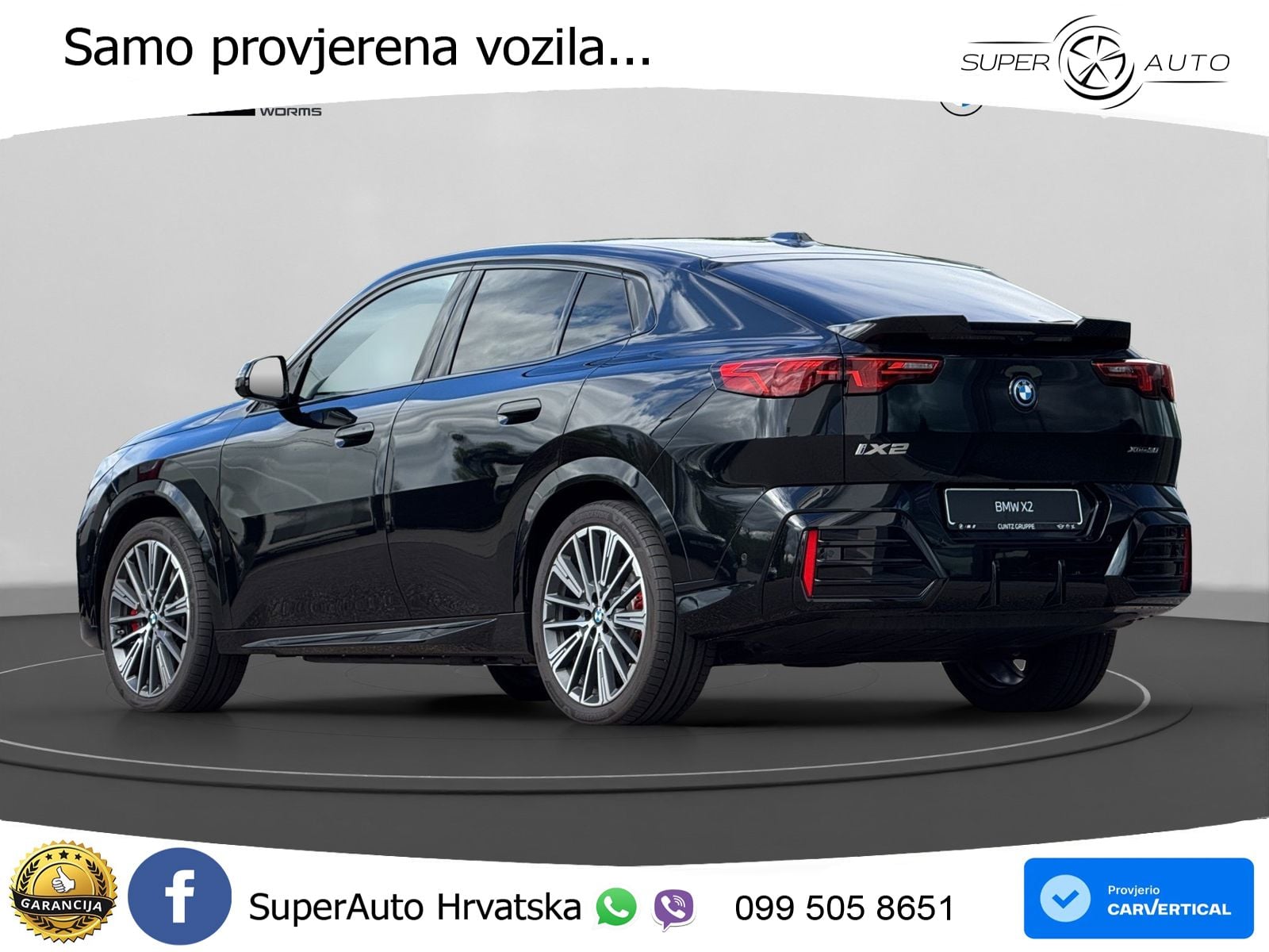 BMW iX2 66.5 kWh (313 KS) xDrive30 M Sport LED+GR SJED+ACC